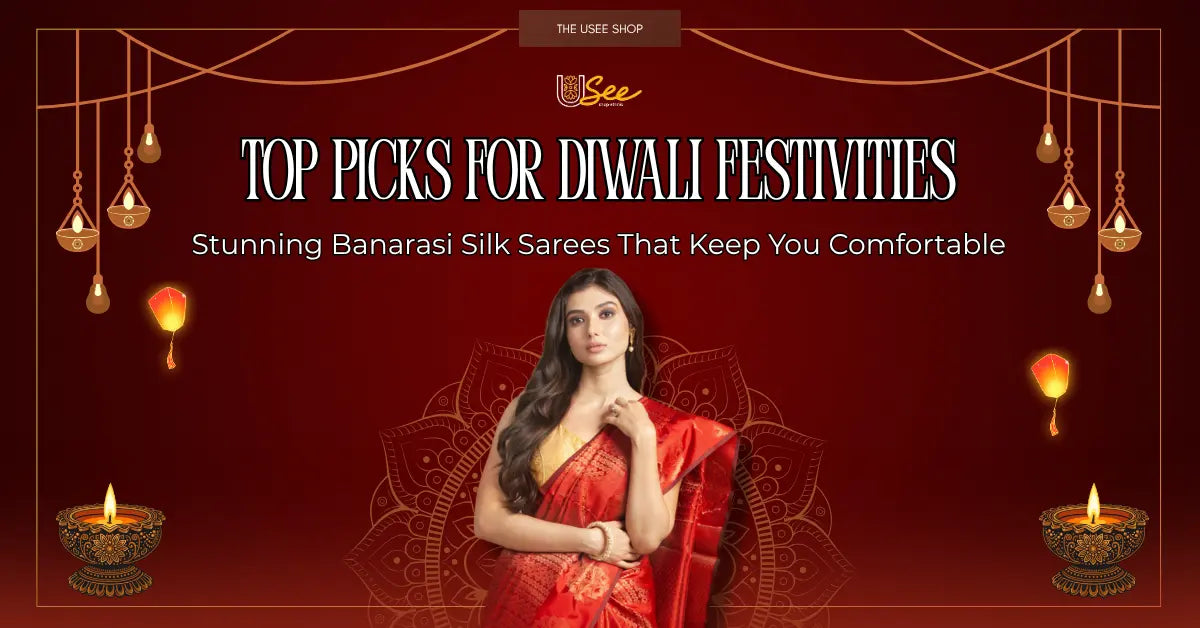Top Picks for Diwali Festivities: Stunning Banarasi Silk Sarees That Keep You Comfortable