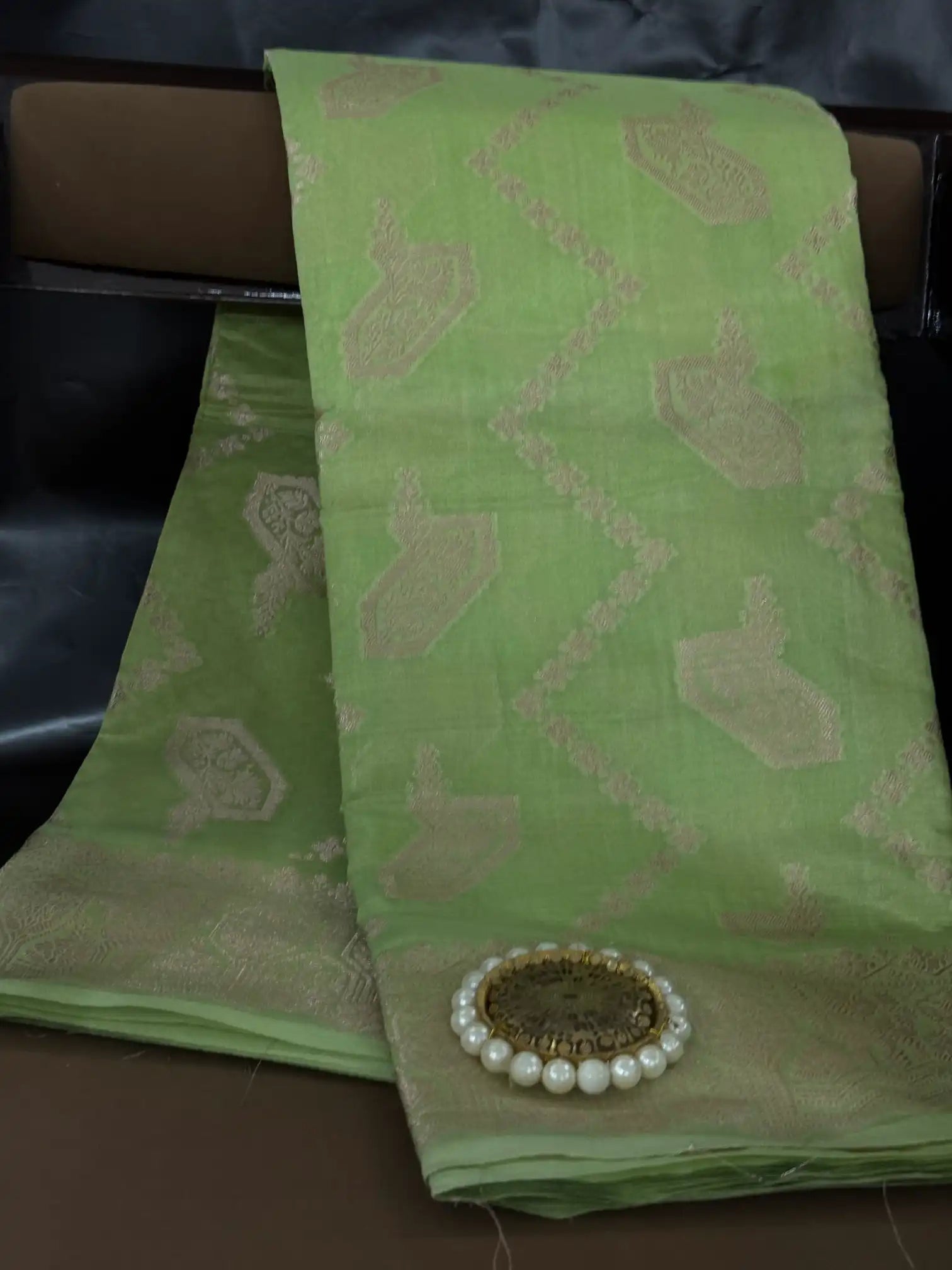 Contemporary weave Softsilk heritage weave saree