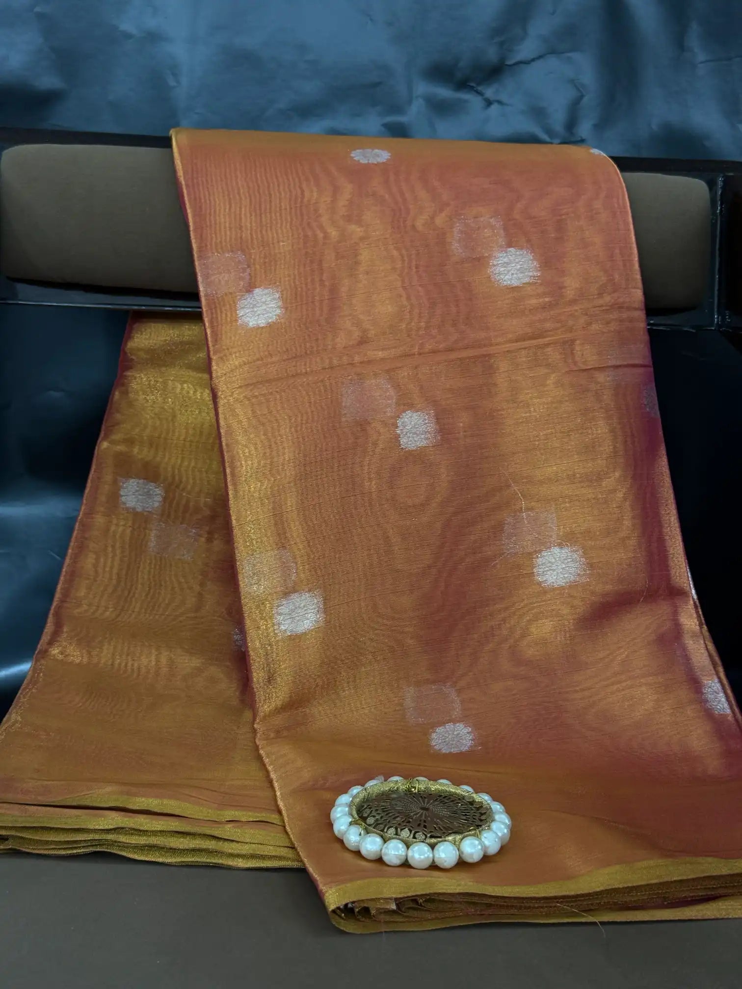 Contemporary weave Softsilk heritage weave saree