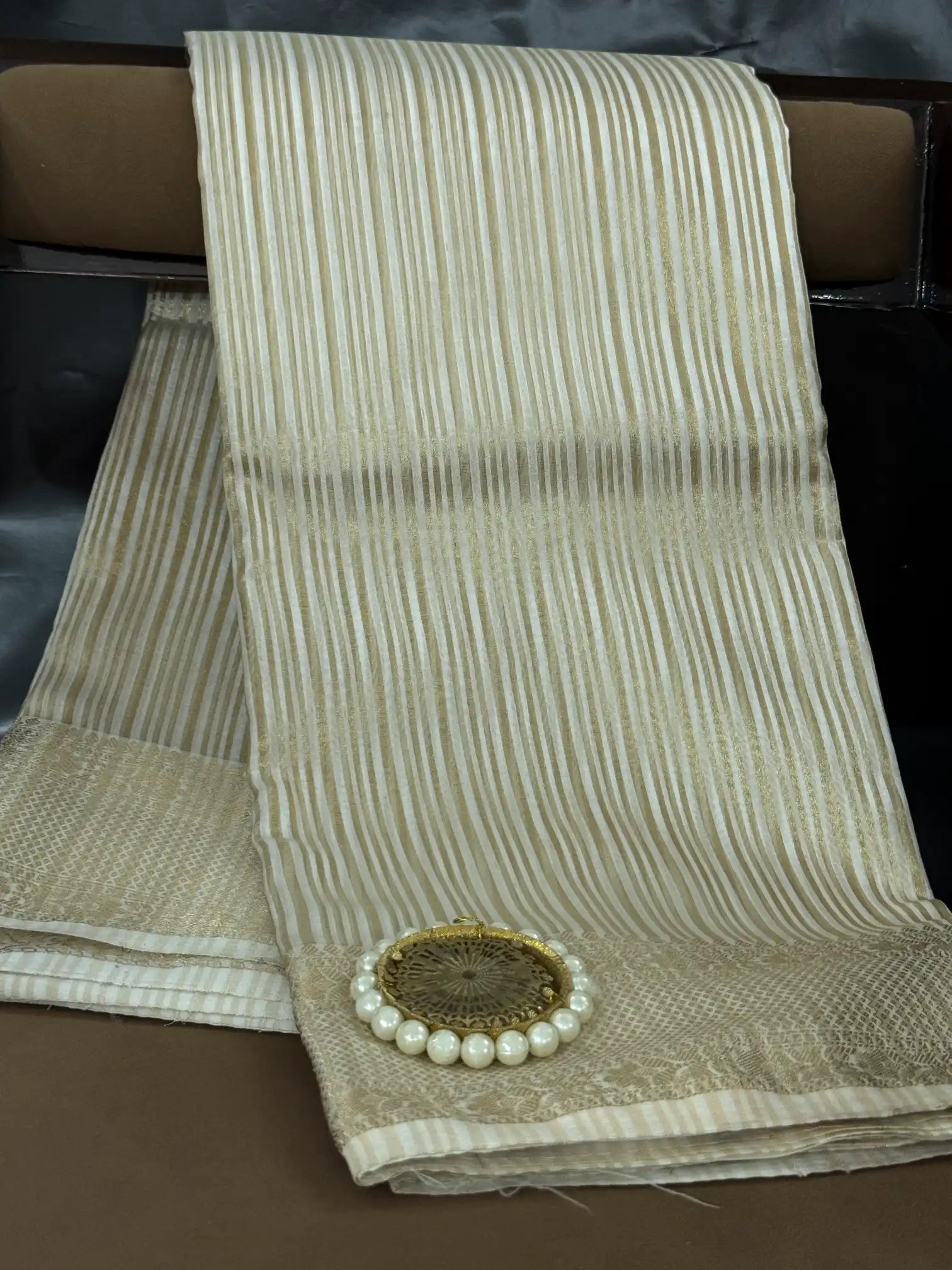 Contemporary weave Softsilk heritage weave saree