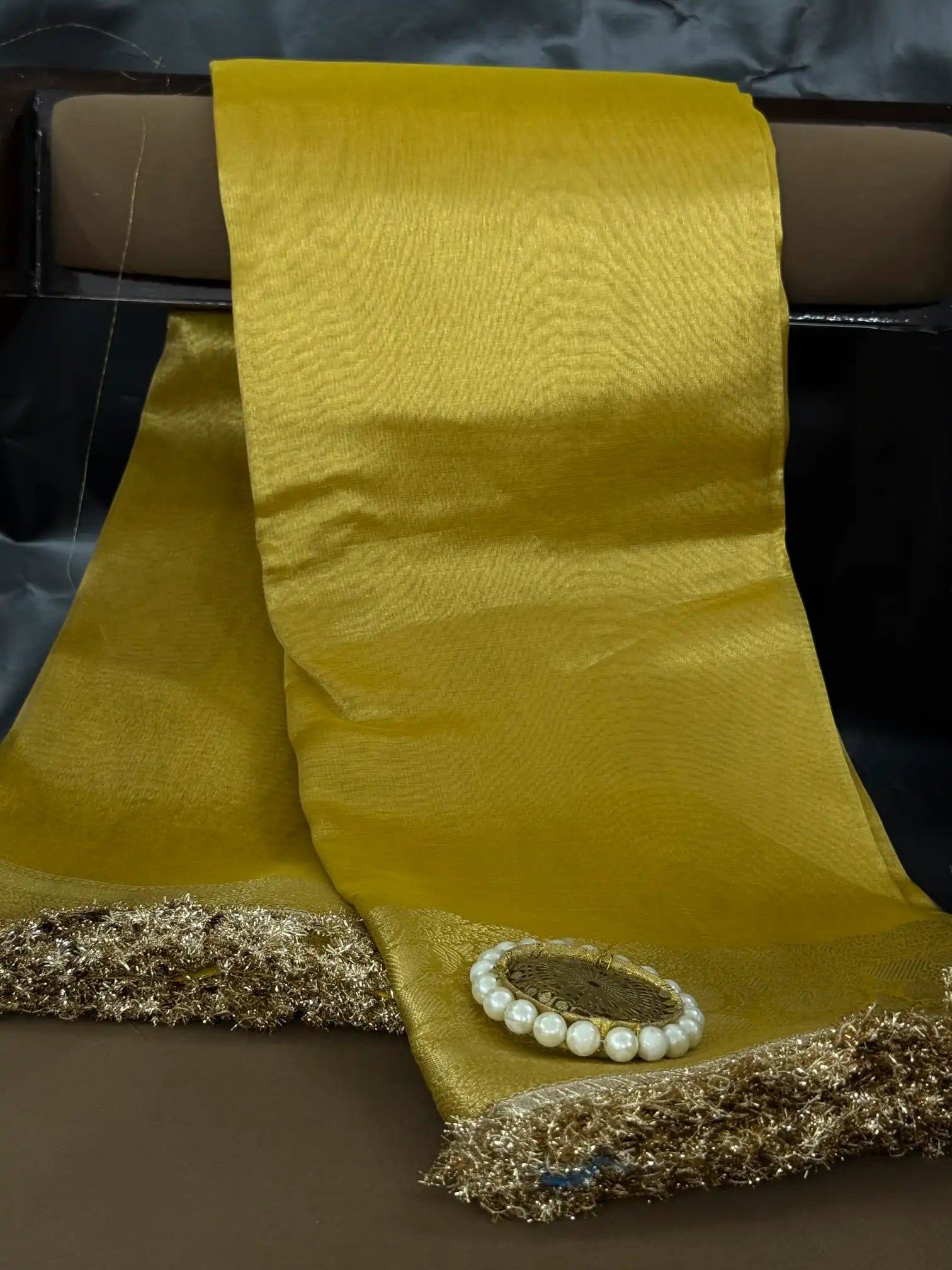 Contemporary weave Softsilk heritage weave saree