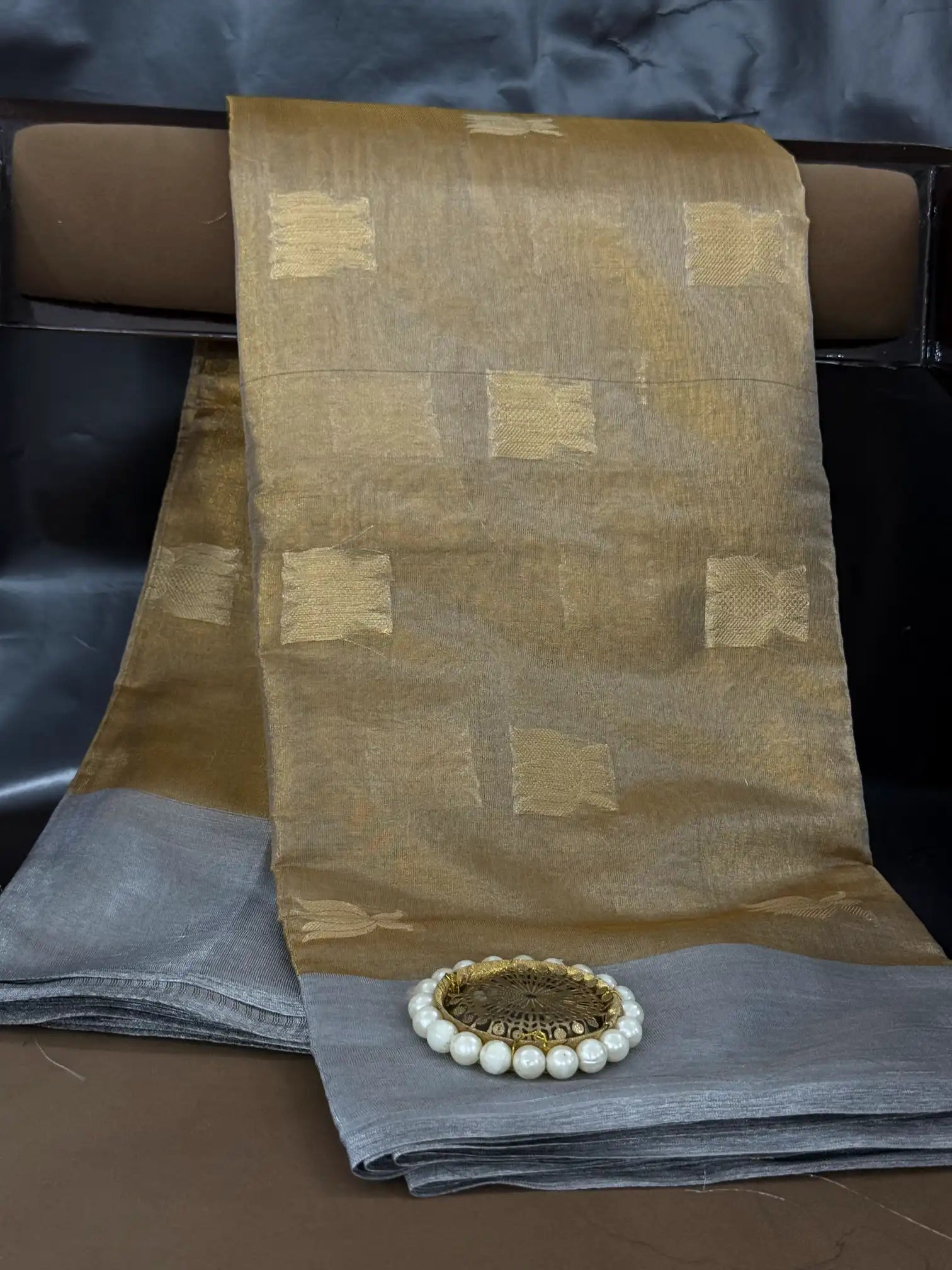 Contemporary weave Softsilk heritage weave saree