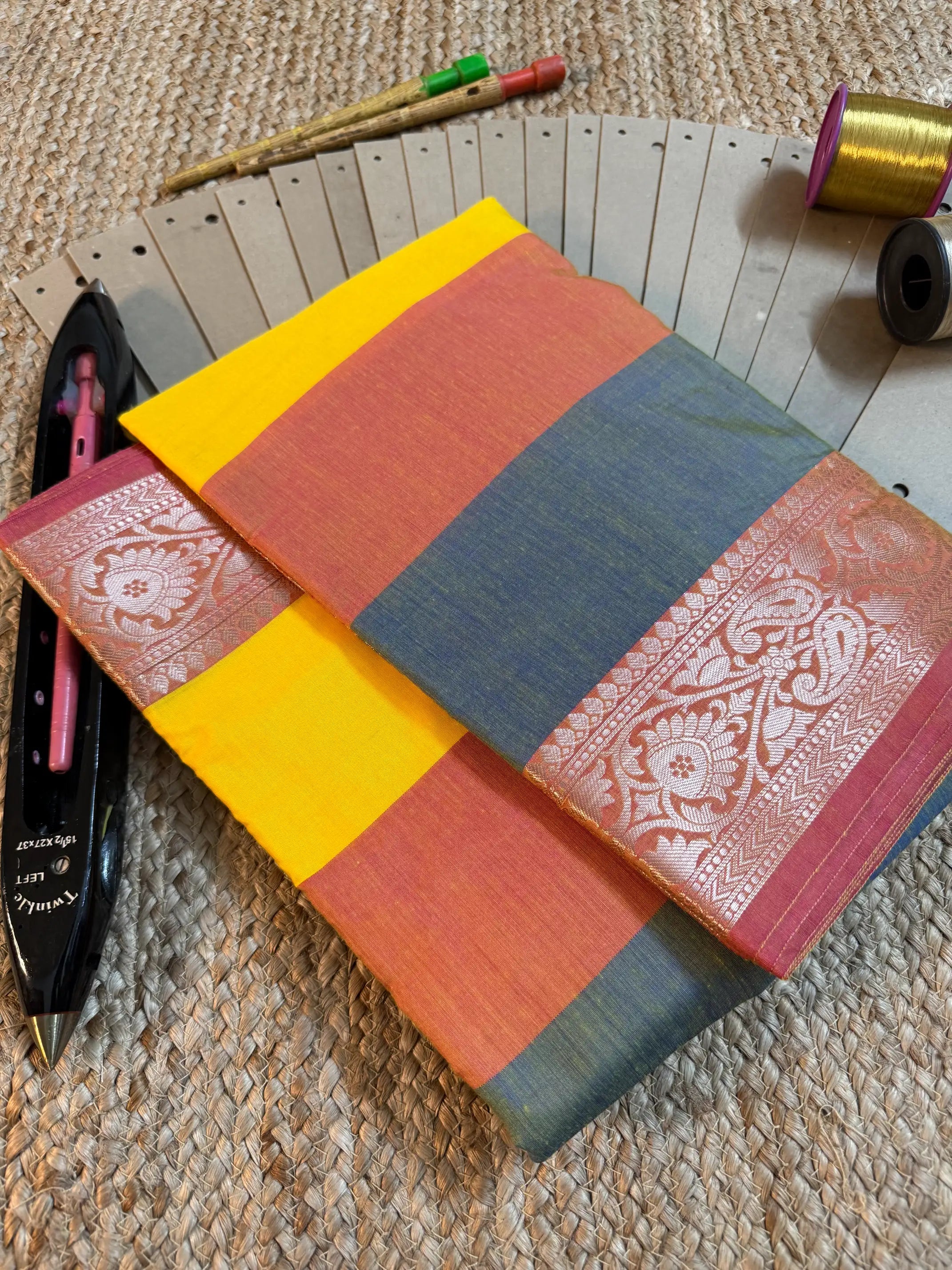 Eccentric zari weave Softsilk Banarasi saree