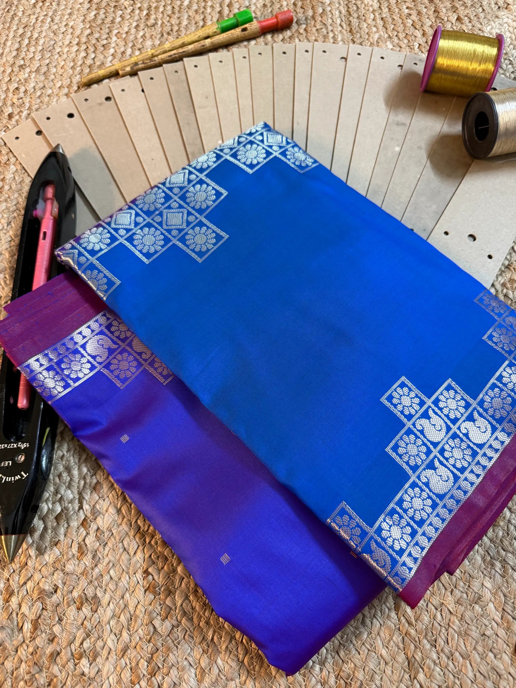 Eccentric zari weave Softsilk Banarasi saree