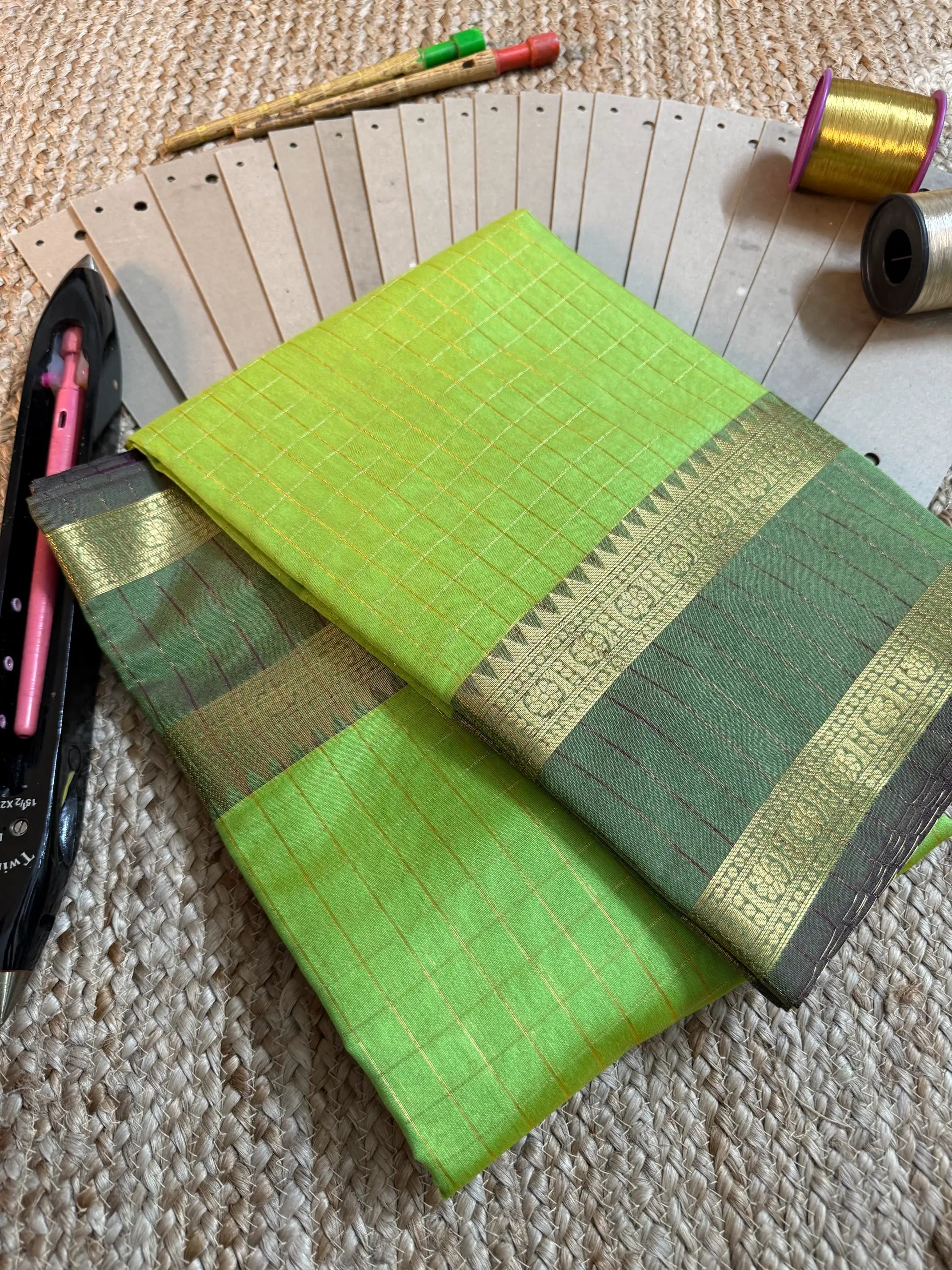 Eccentric zari weave Softsilk Banarasi saree