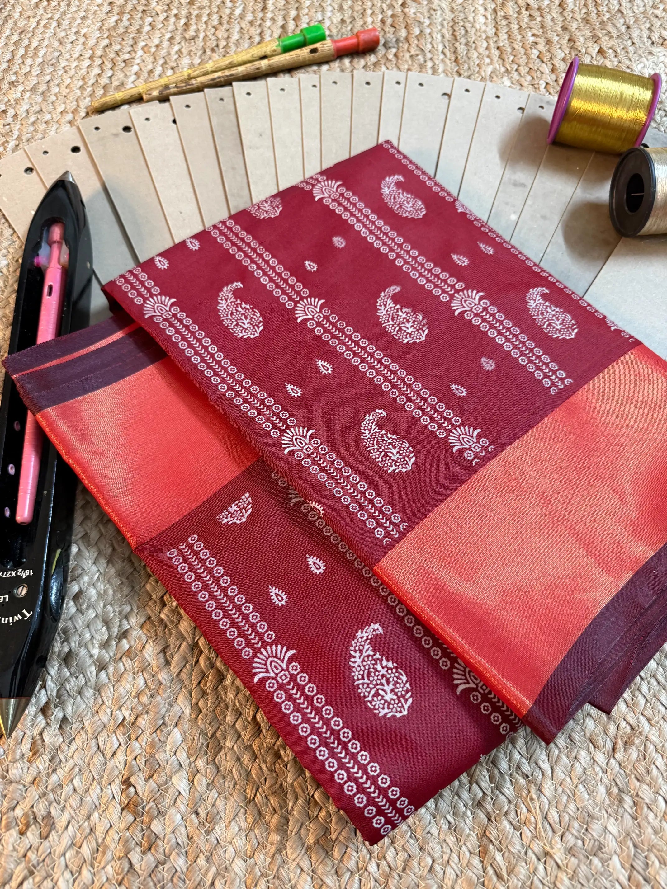 Eccentric zari weave Softsilk Banarasi saree