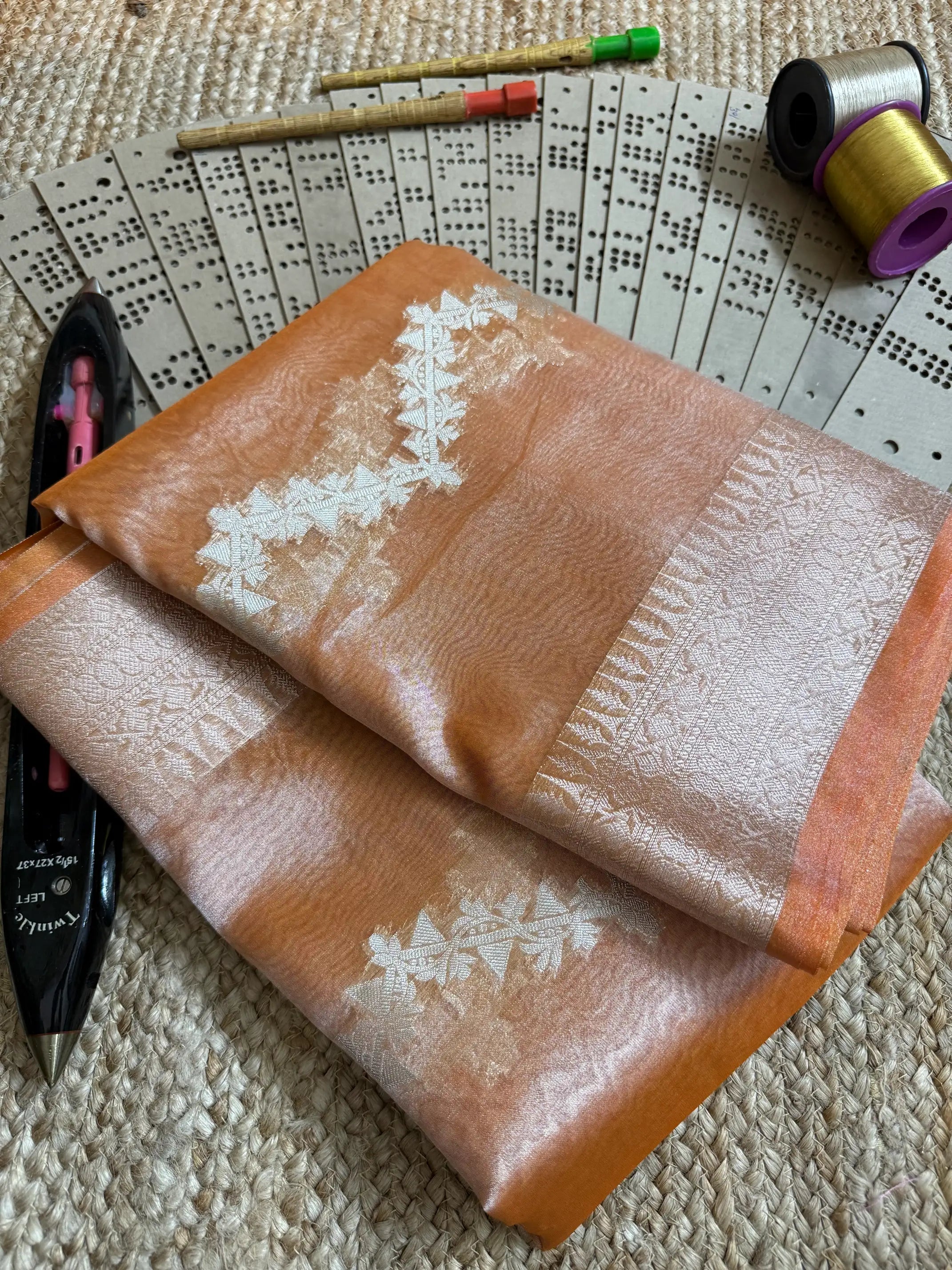 Eccentric zari weave Softsilk Banarasi saree