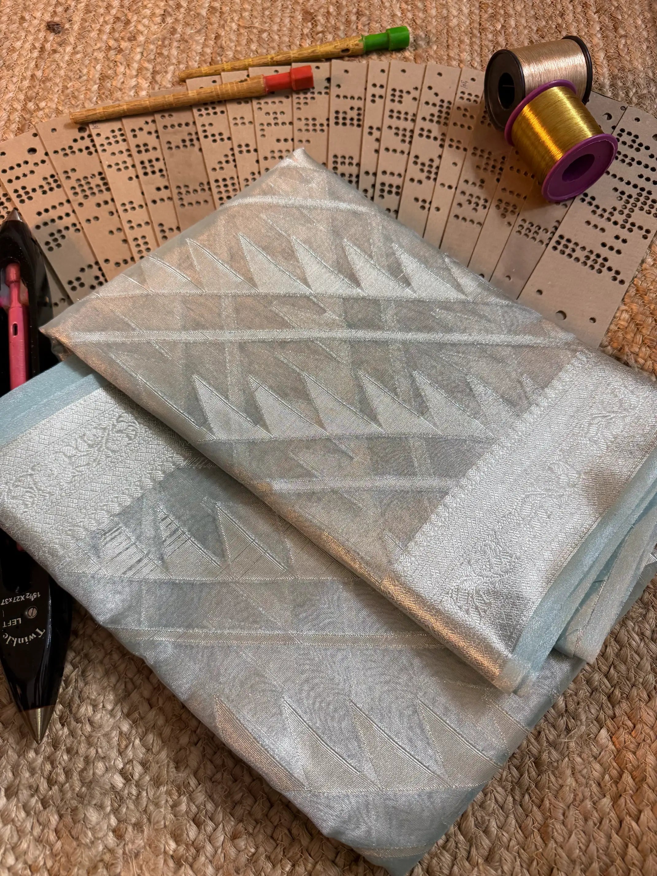 Eccentric zari weave Softsilk Banarasi saree