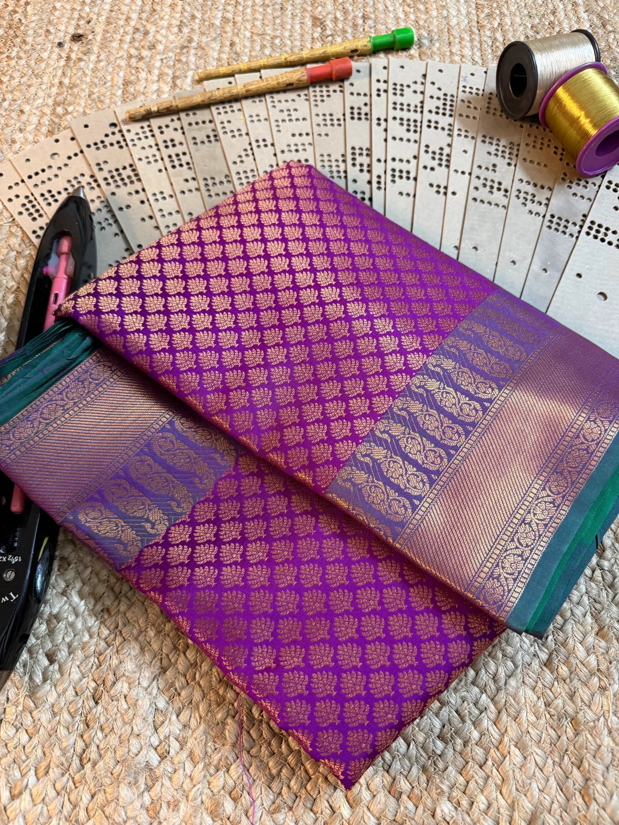 Eccentric zari weave Softsilk Banarasi saree