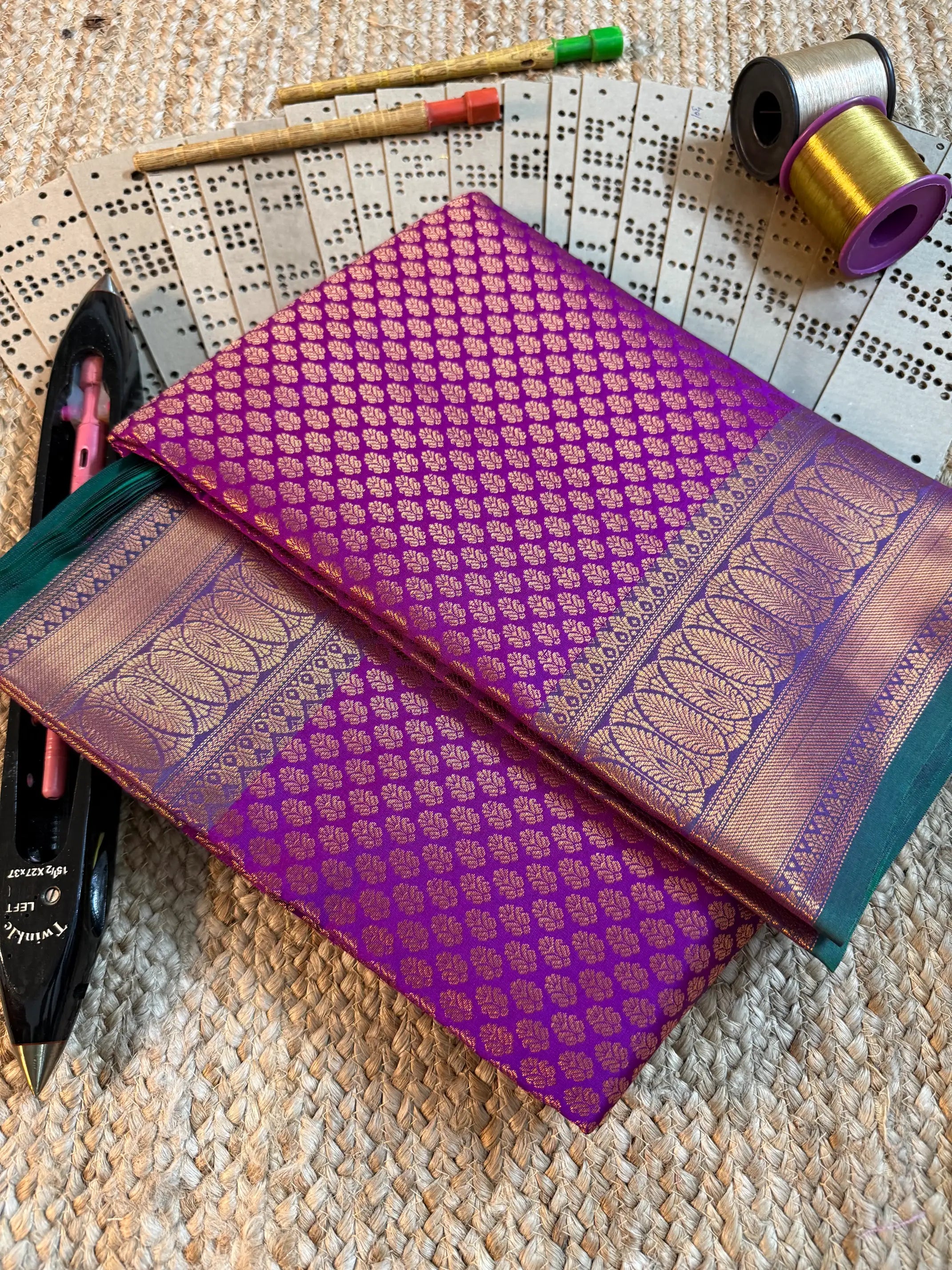 Eccentric zari weave Softsilk Banarasi saree