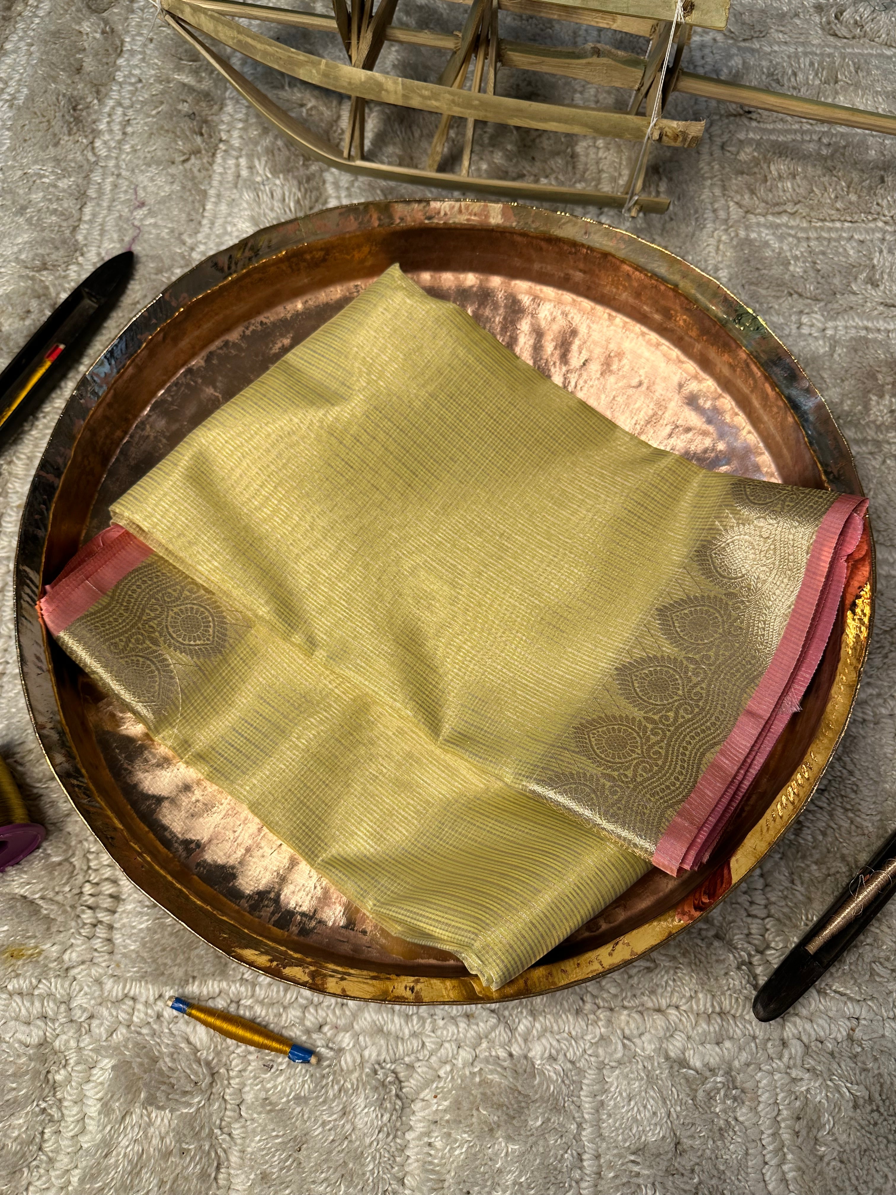 Contemporary weave Softsilk heritage Banarasi saree