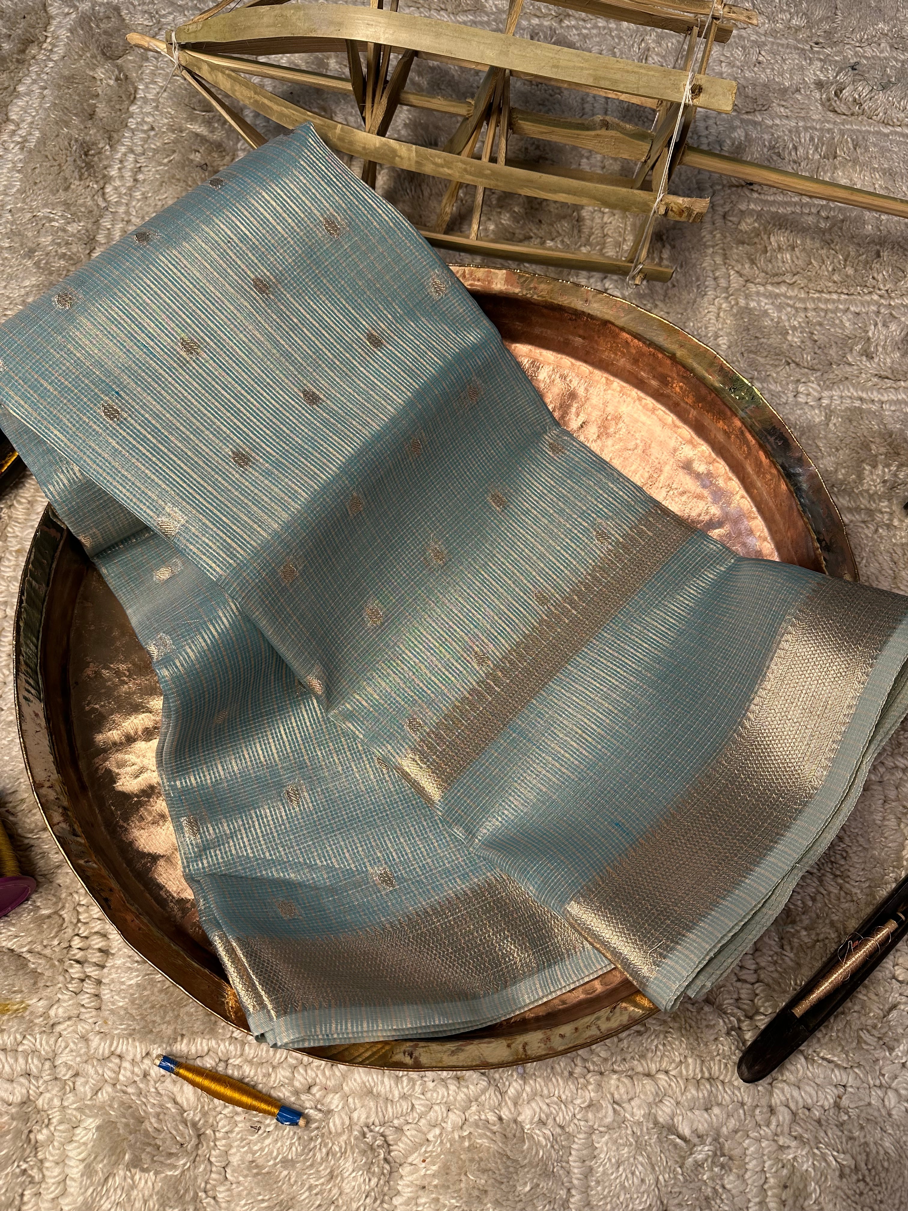 Contemporary weave Softsilk heritage Banarasi saree
