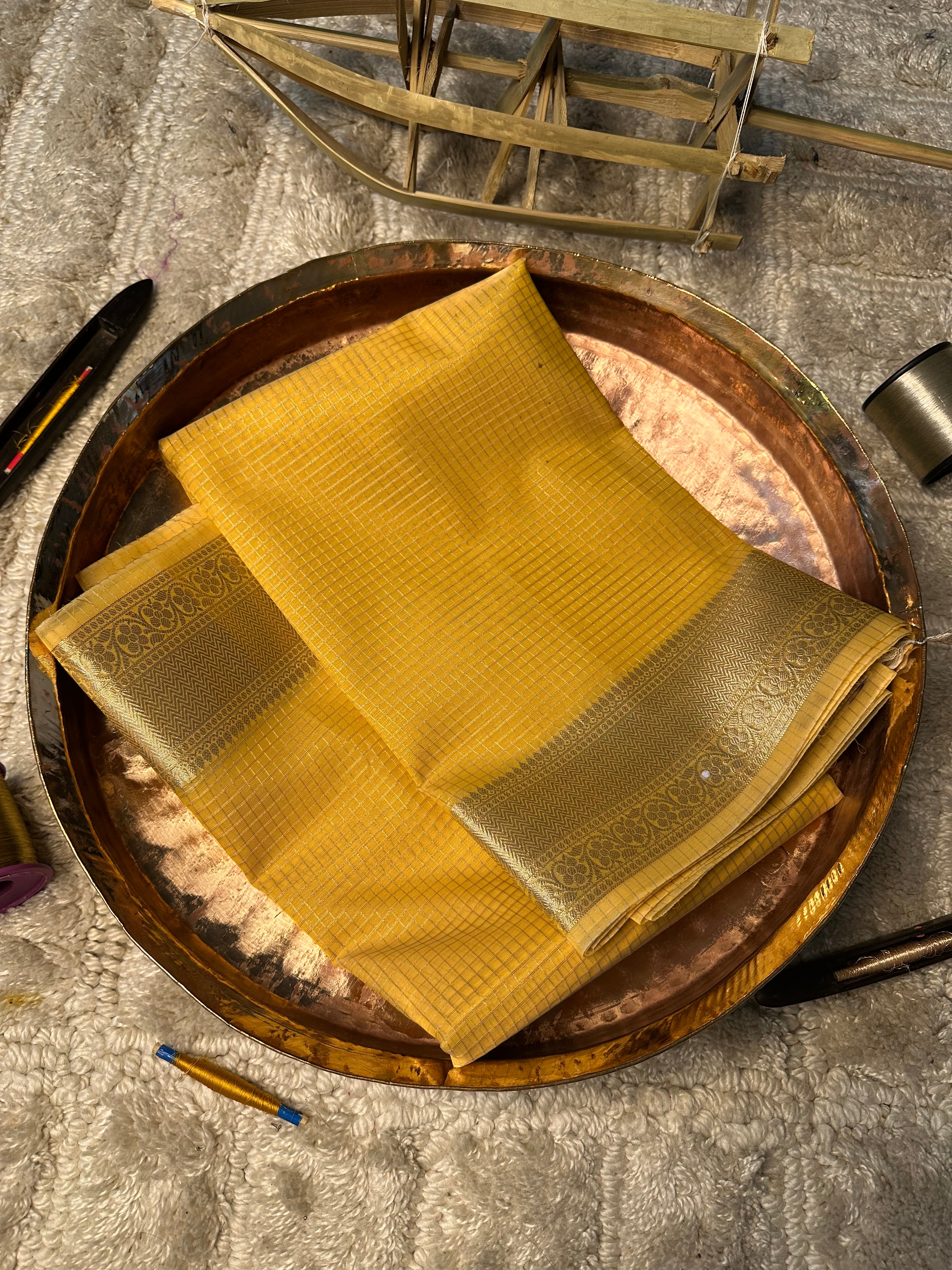 Contemporary weave Softsilk heritage Banarasi saree
