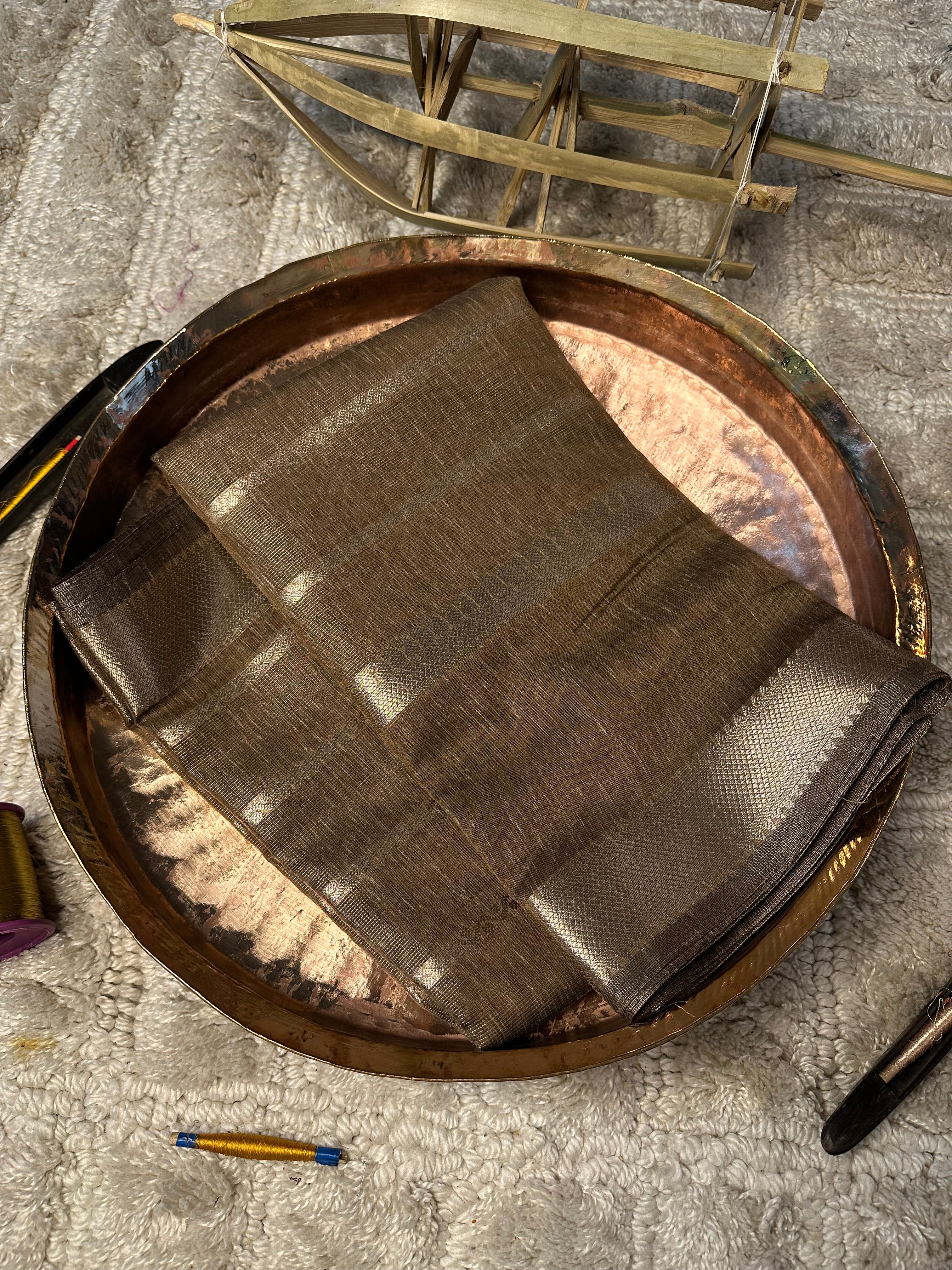 Contemporary weave Softsilk heritage Banarasi saree
