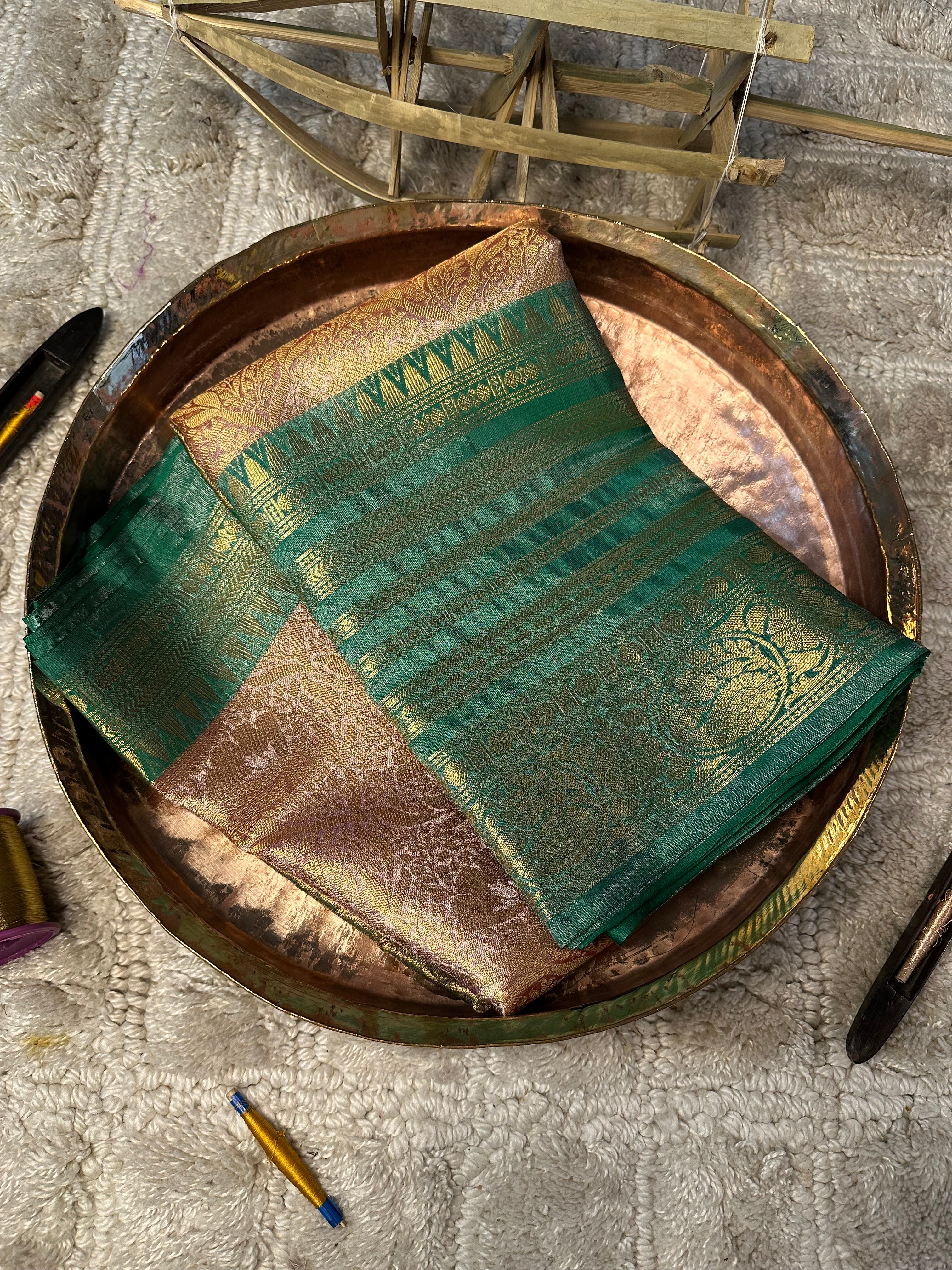 Contemporary weave Softsilk heritage Banarasi saree