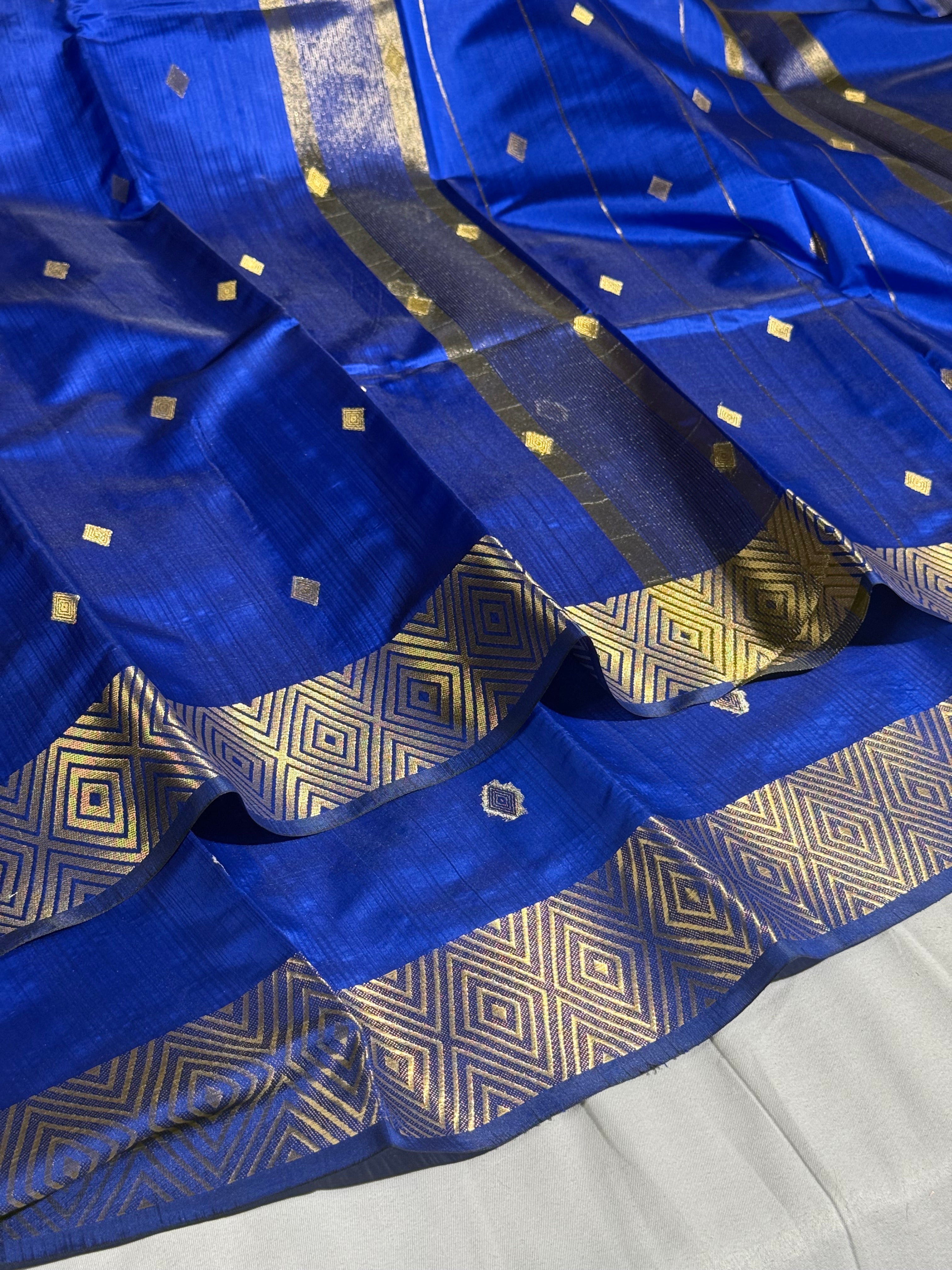 Nayanthara Ma’am Inspired Royal Blue Softsilk Saree