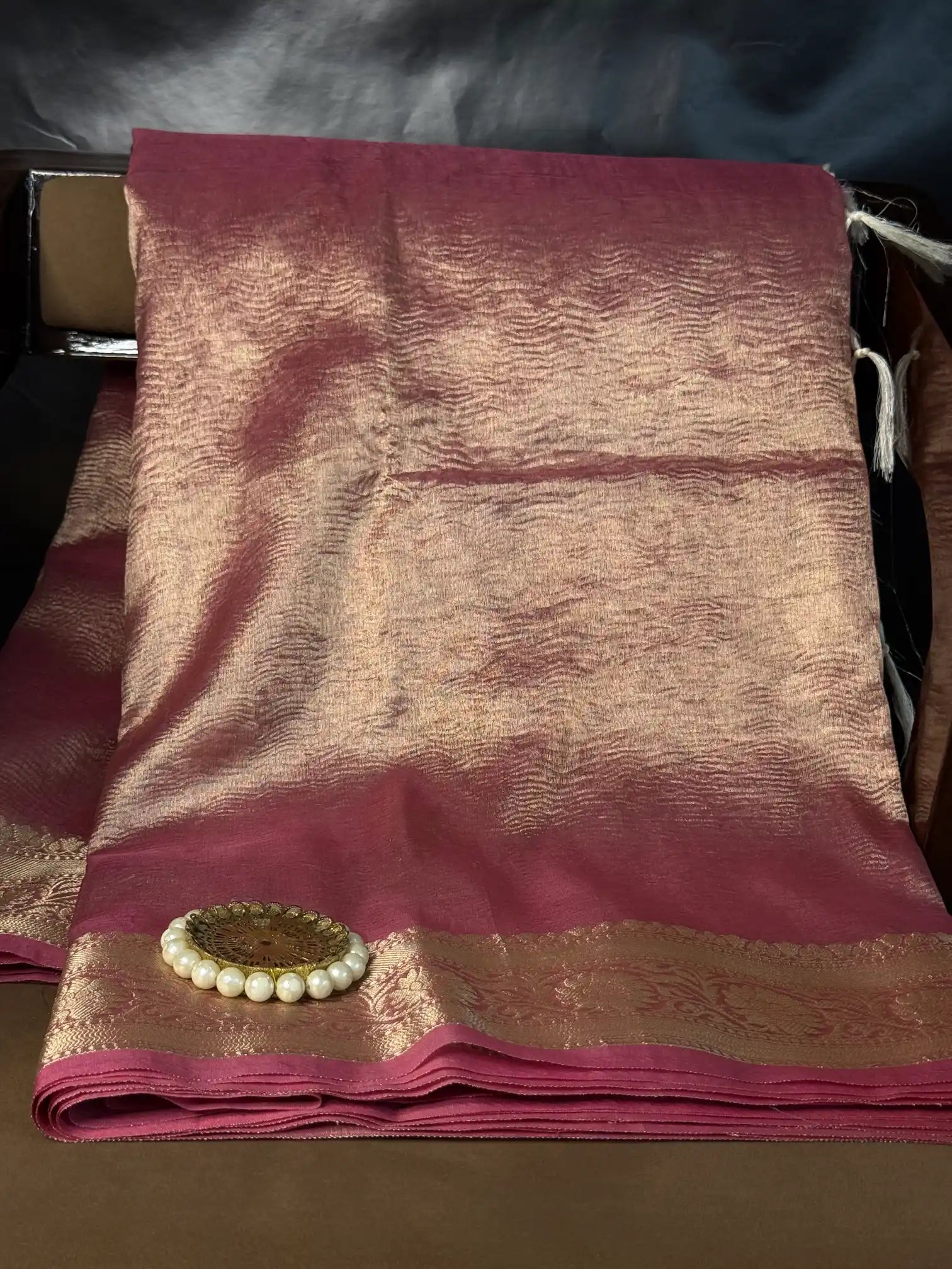 Luxurious Kora Tissue Heritage Banarasi Saree