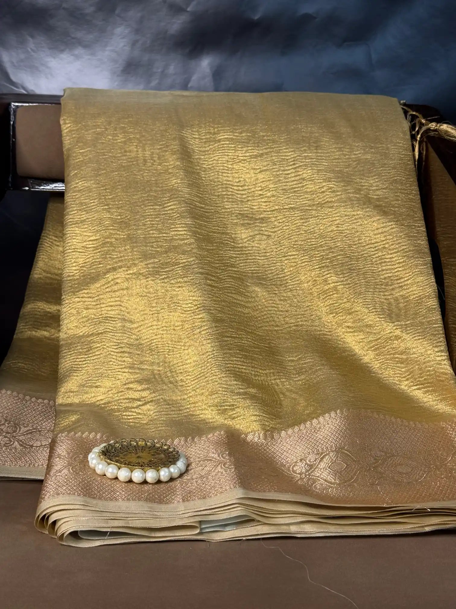 Luxurious Kora Tissue Heritage Banarasi Saree