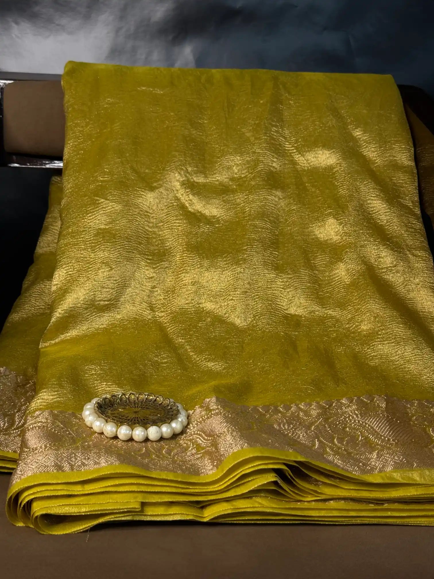 Luxurious Kora Tissue Heritage Banarasi Saree