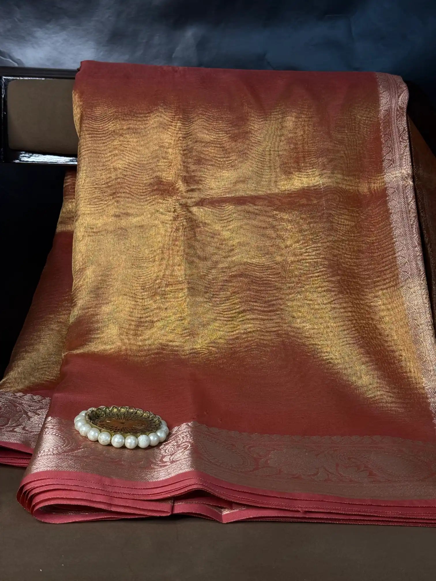 Luxurious Kora Tissue Heritage Banarasi Saree