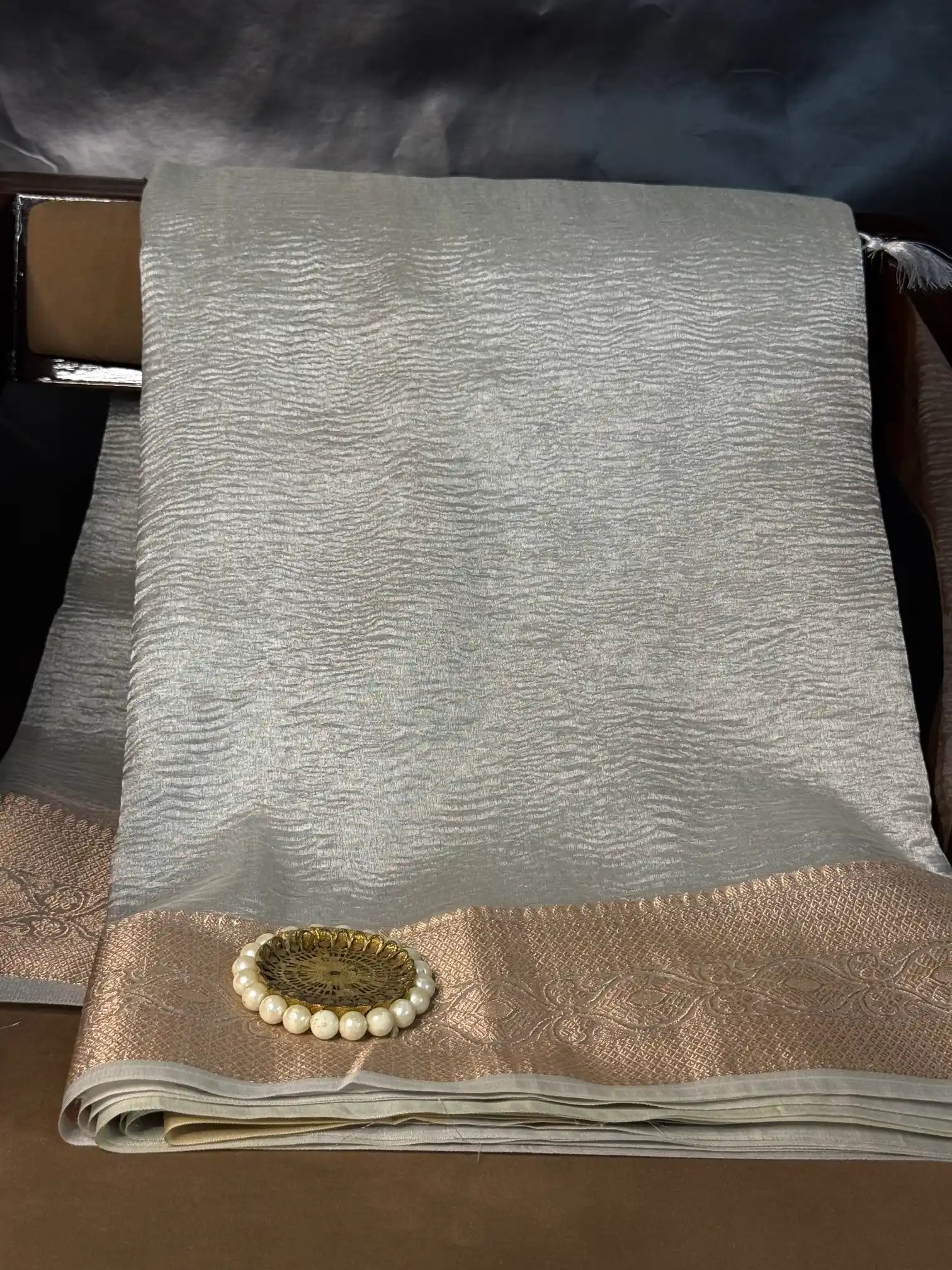 Luxurious Kora Tissue Heritage Banarasi Saree