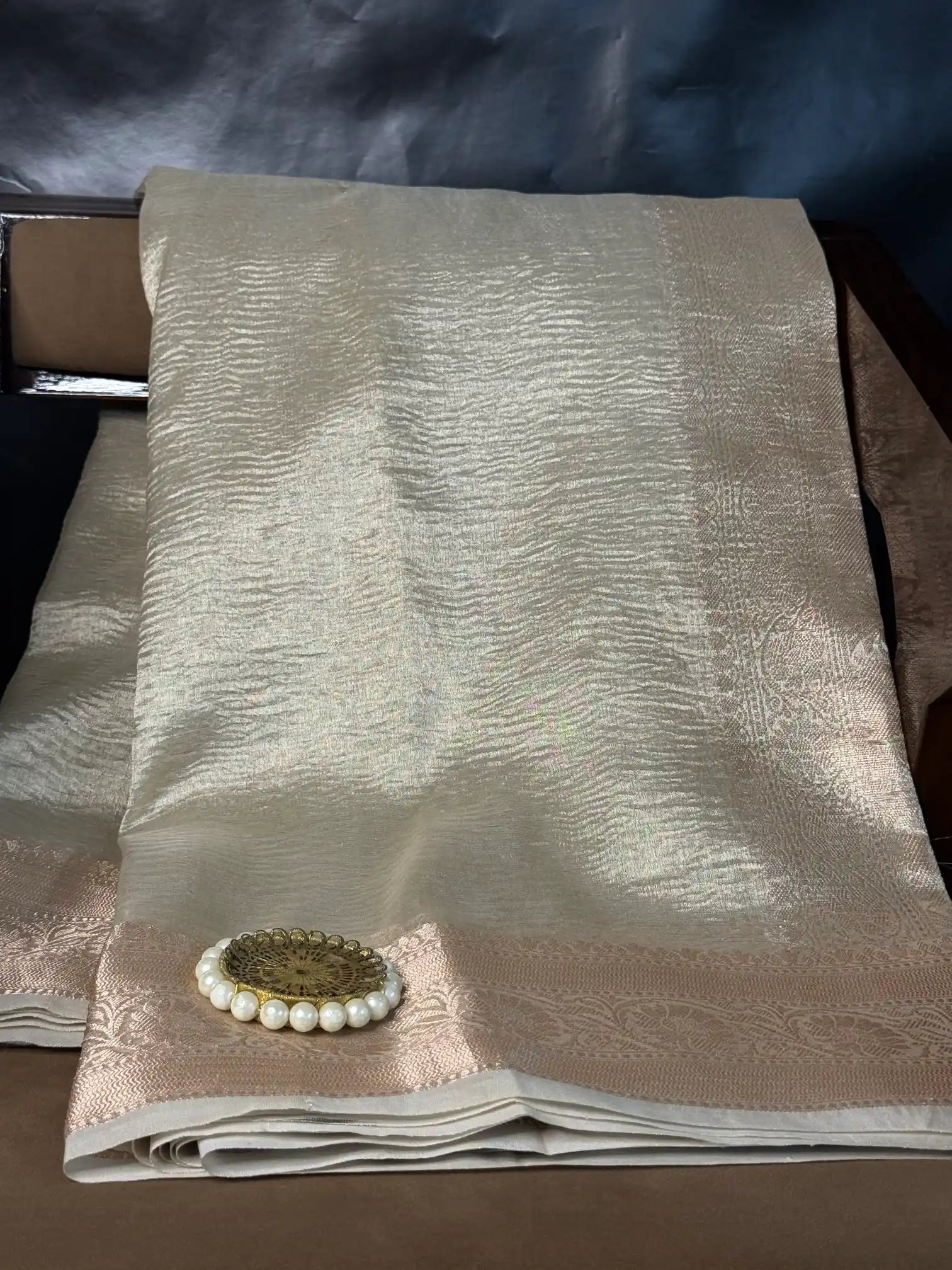 Luxurious Kora Tissue Heritage Banarasi Saree