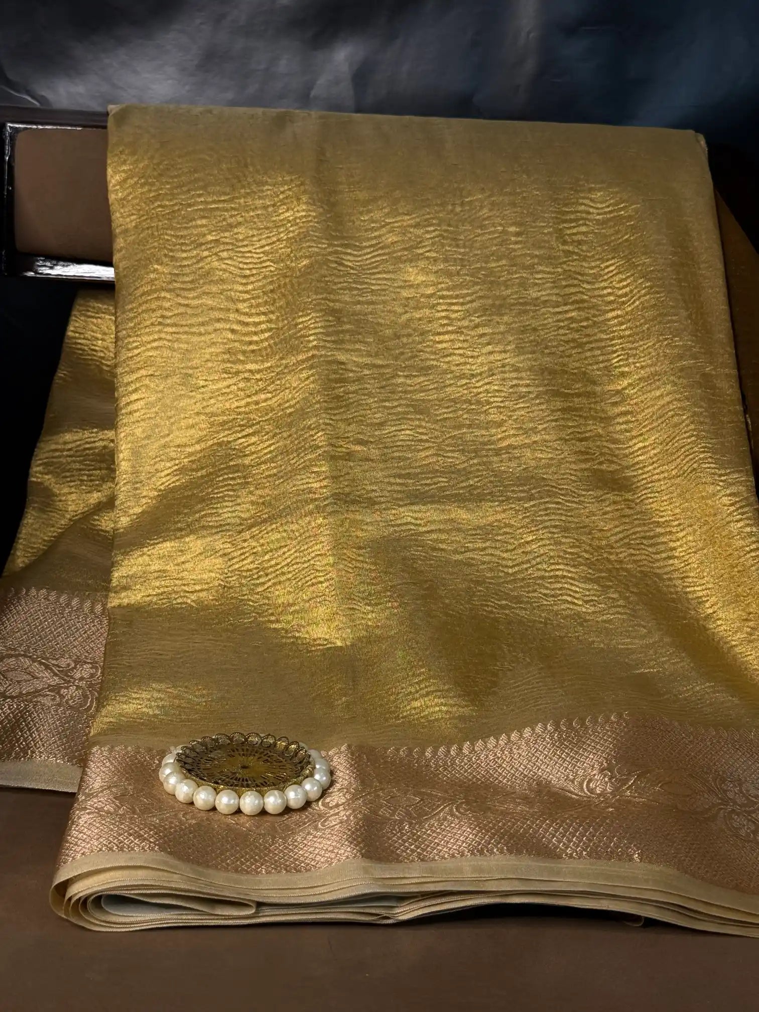 Luxurious Kora Tissue Heritage Banarasi Saree