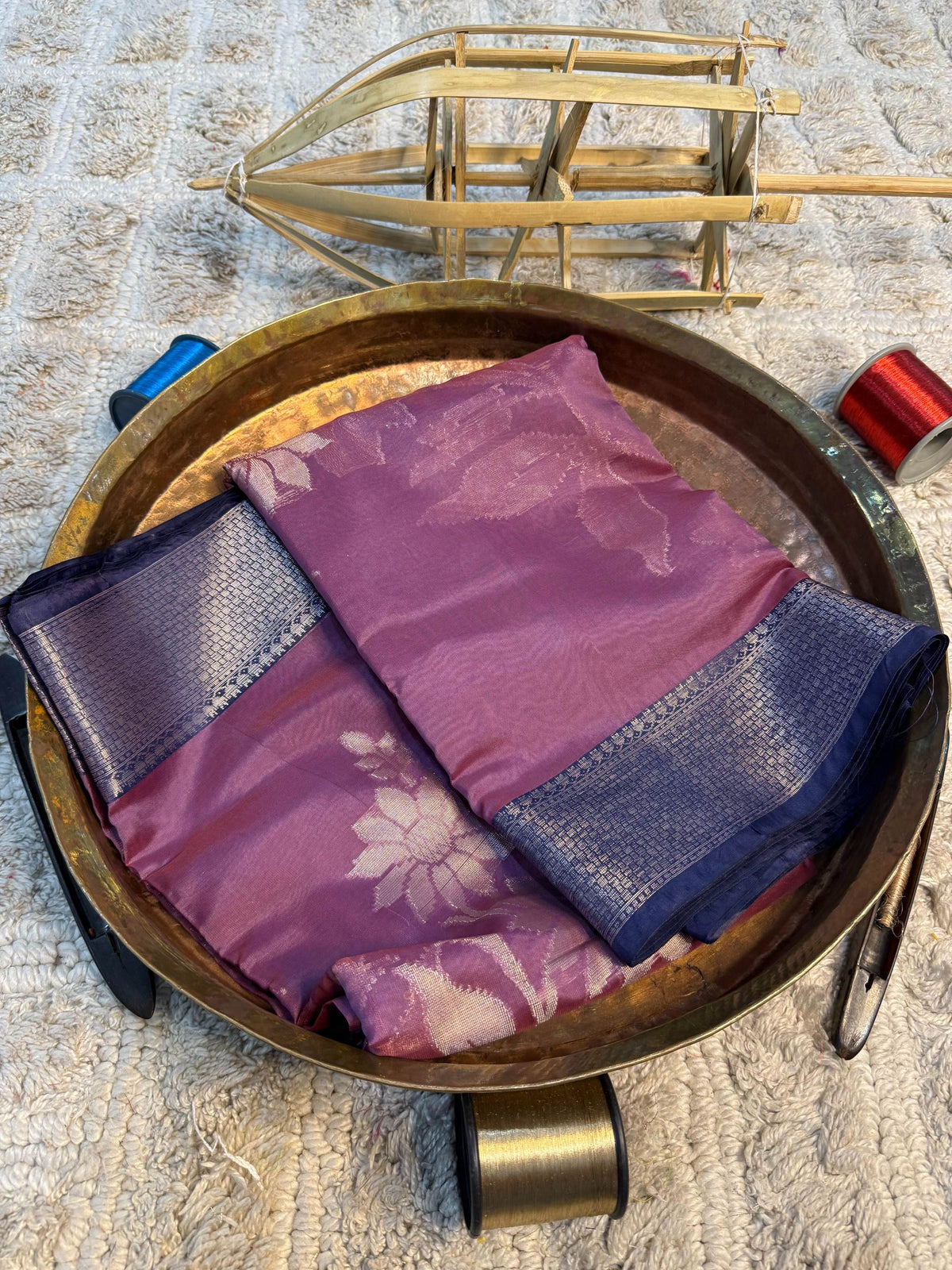 Eccentric zari weave Softsilk Banarasi Saree