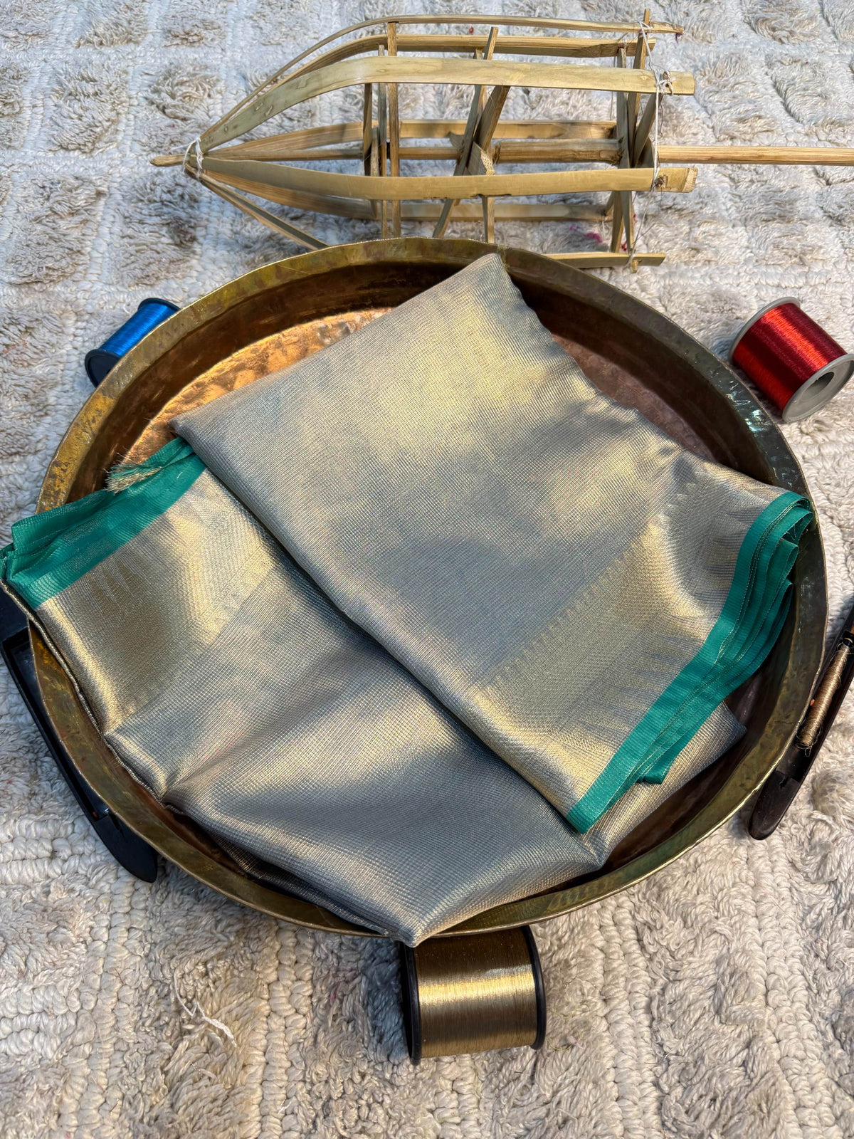 Eccentric zari weave Softsilk Banarasi Saree