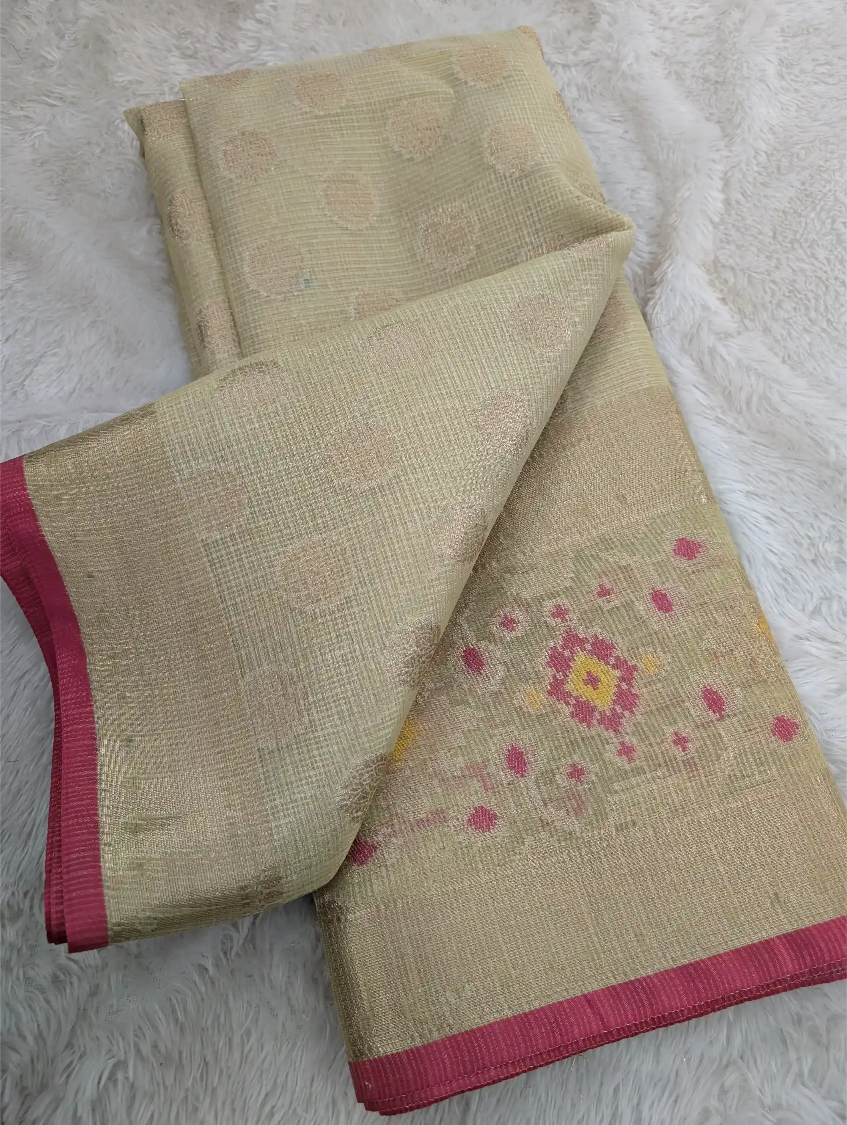Beautiful Soft Silk Meenakari Weave Banarasi Saree