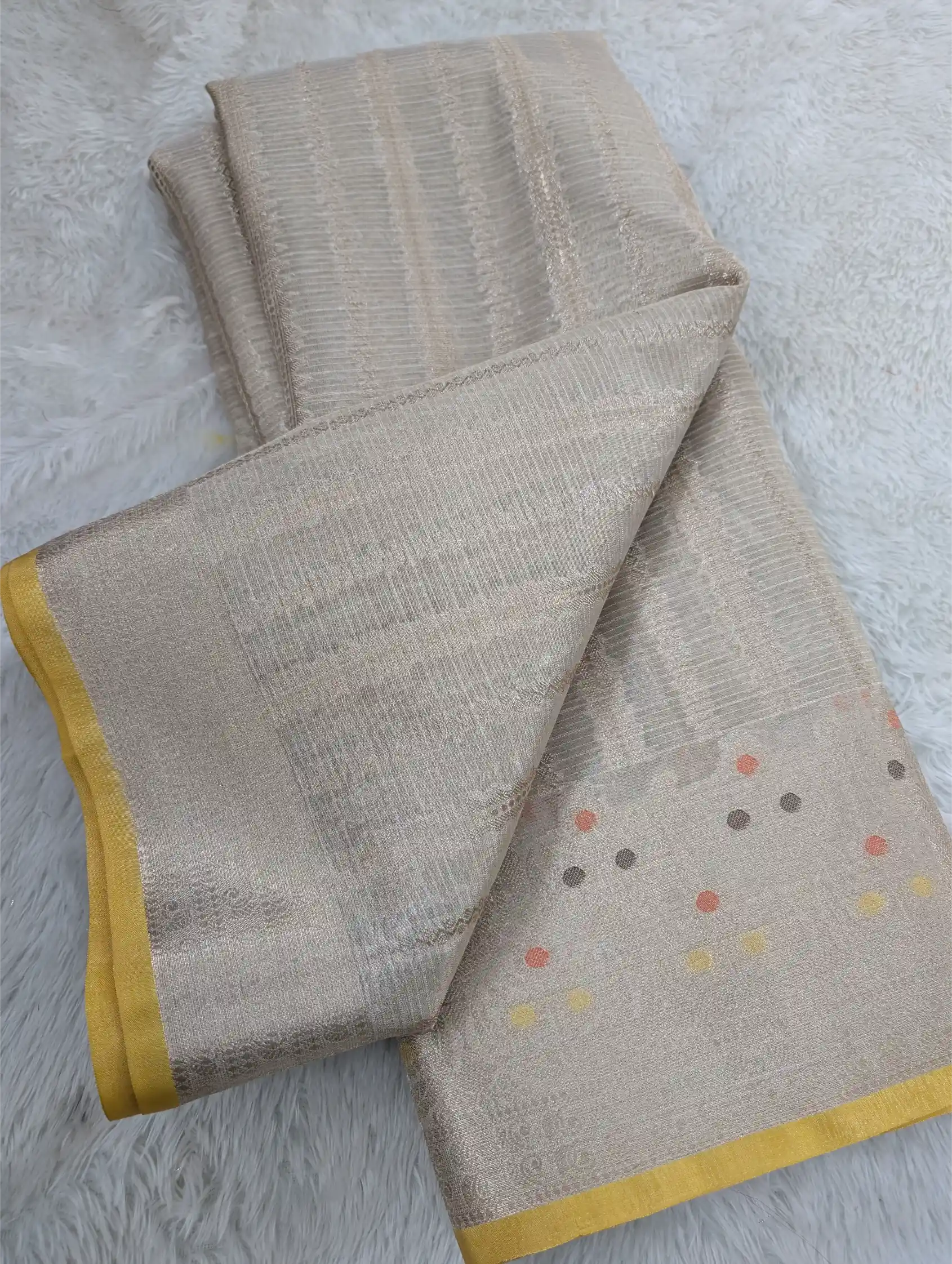 Beautiful Soft Silk Meenakari Weave Banarasi Saree