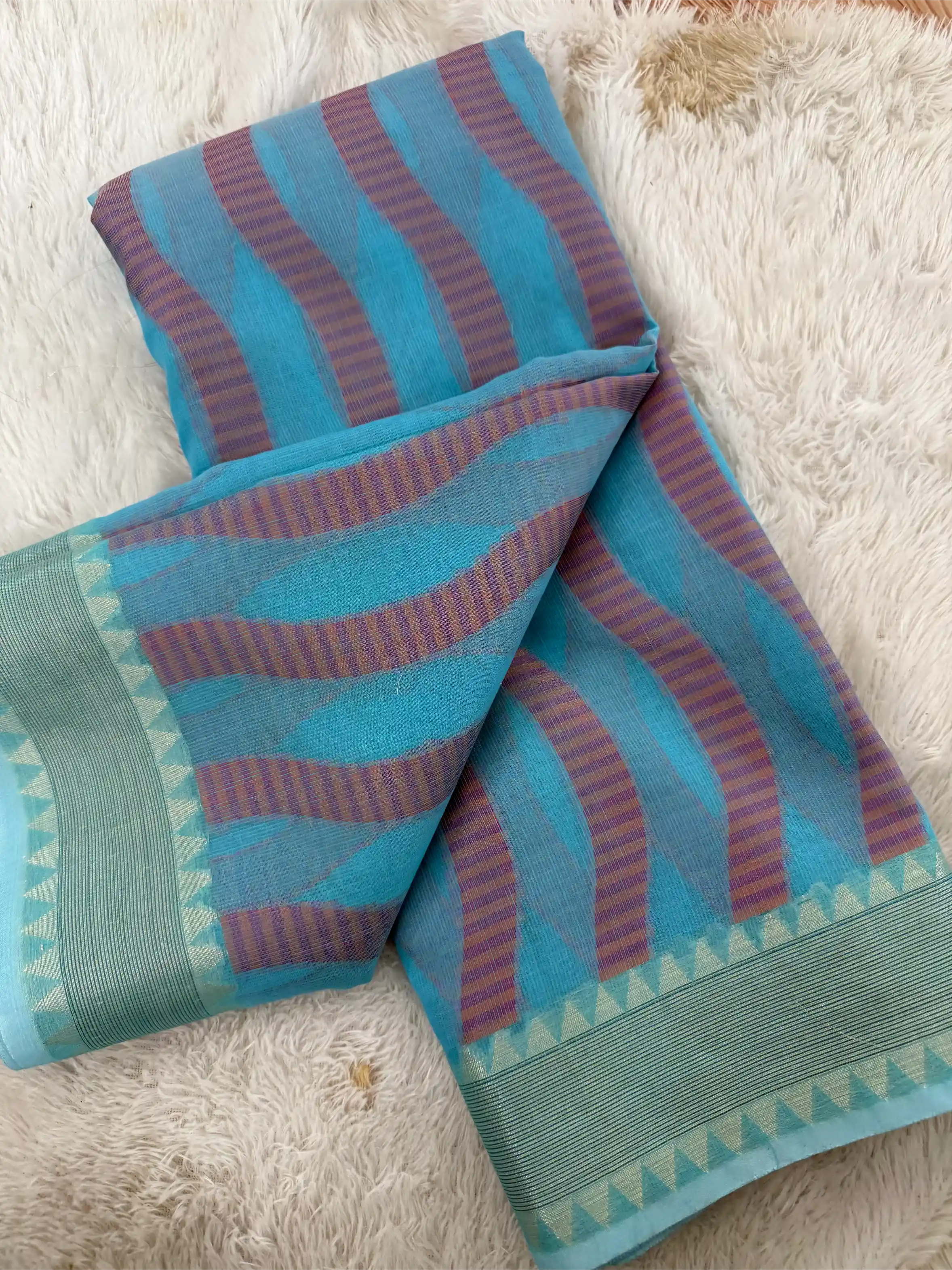 Beautiful Soft Silk Meenakari Weave Banarasi Saree