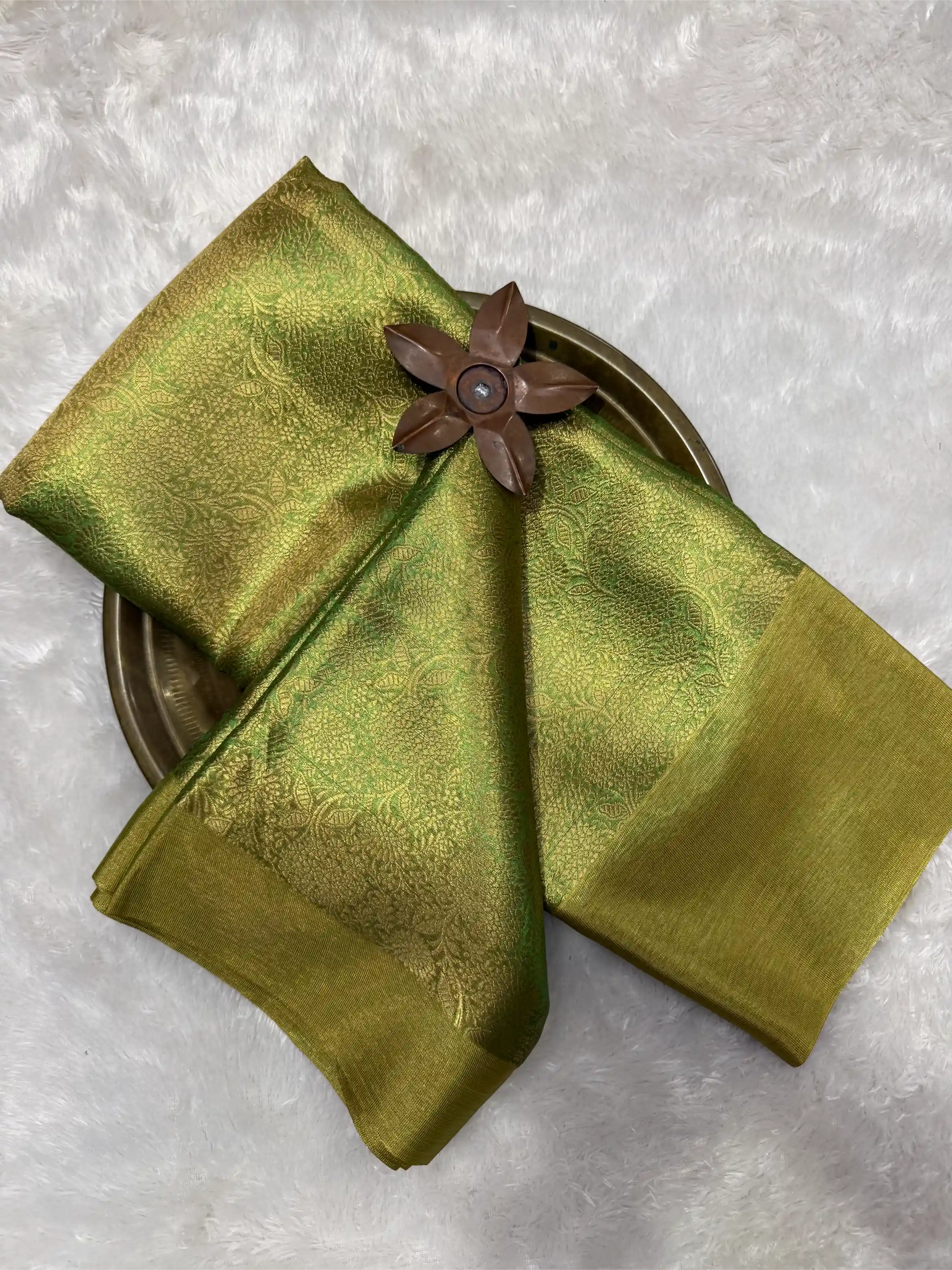 Beautiful Softsilk Embossed Weave Banarasi Saree