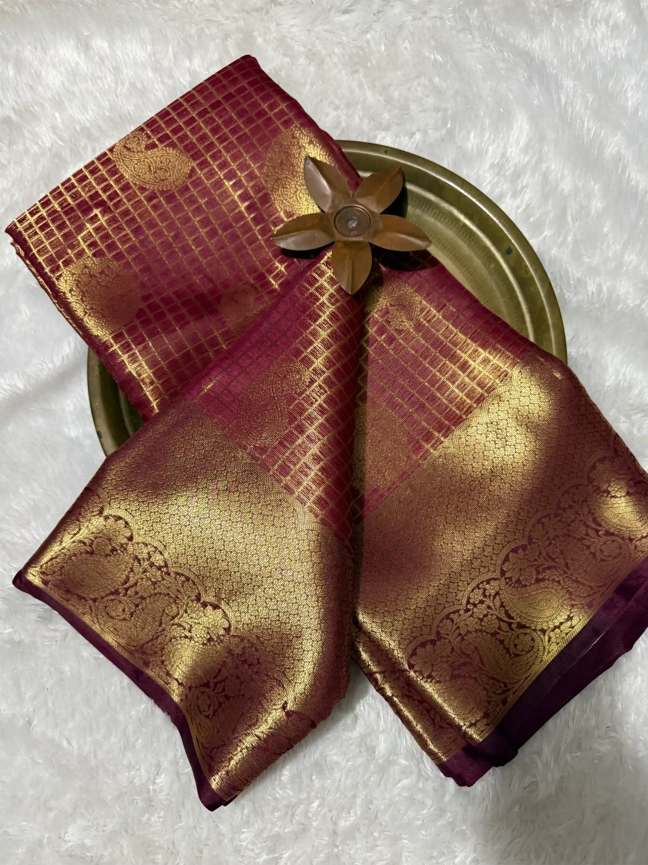 Beautiful Softsilk Embossed Weave Banarasi Saree