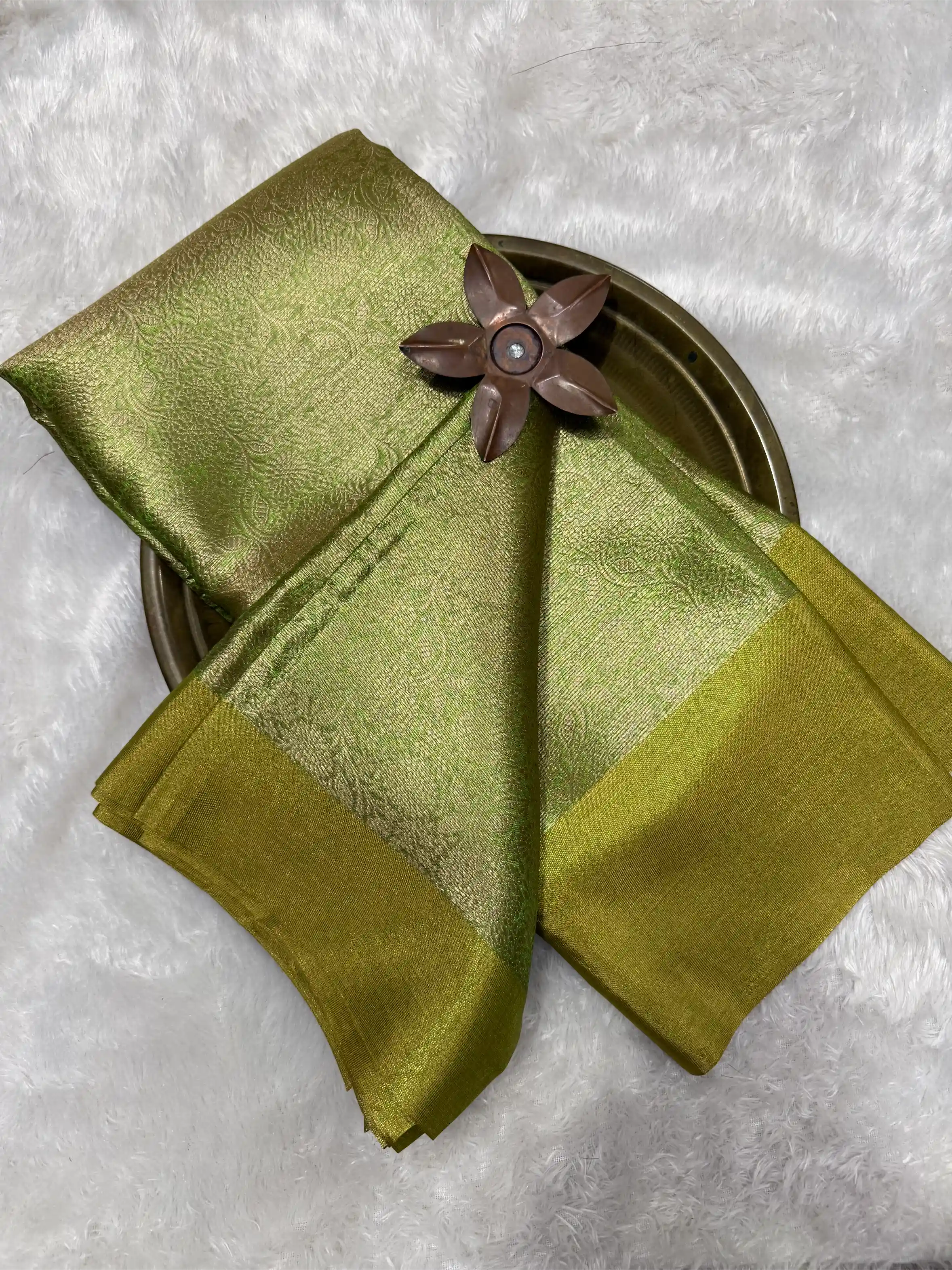 Beautiful Softsilk Embossed Weave Banarasi Saree