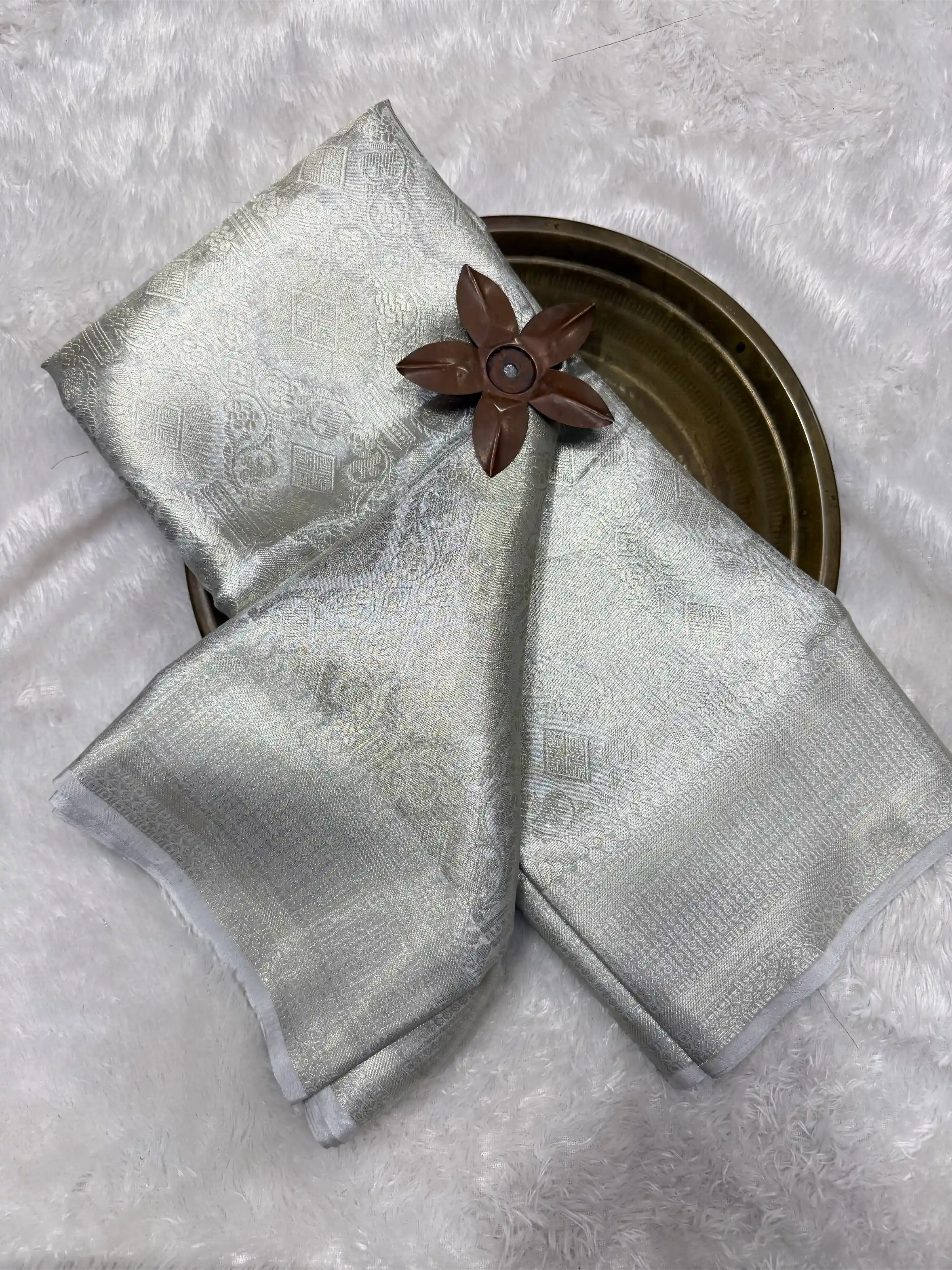 Beautiful Softsilk Embossed Weave Banarasi Saree