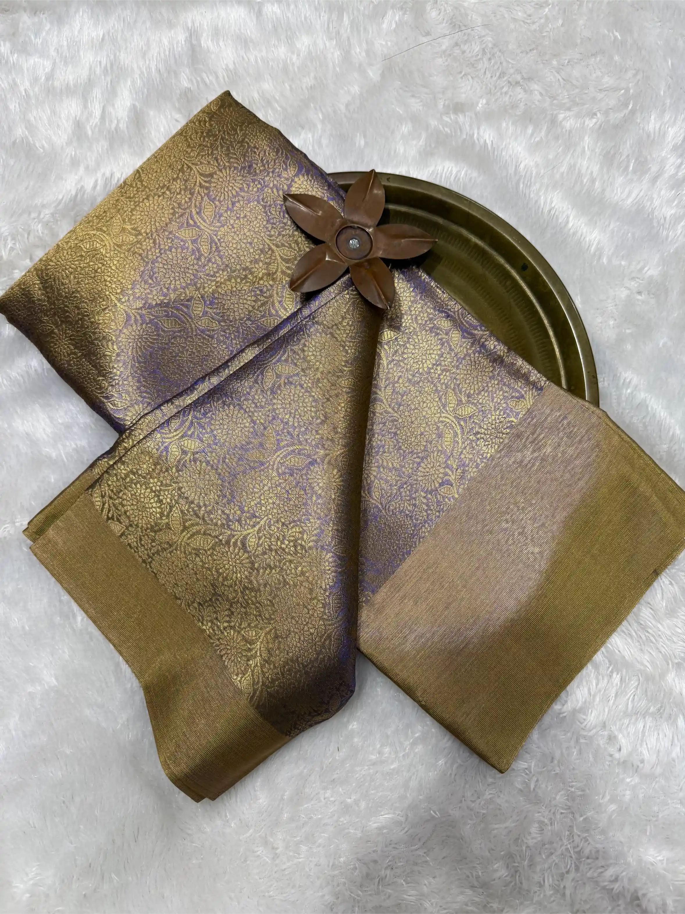 Beautiful Softsilk Embossed Weave Banarasi Saree