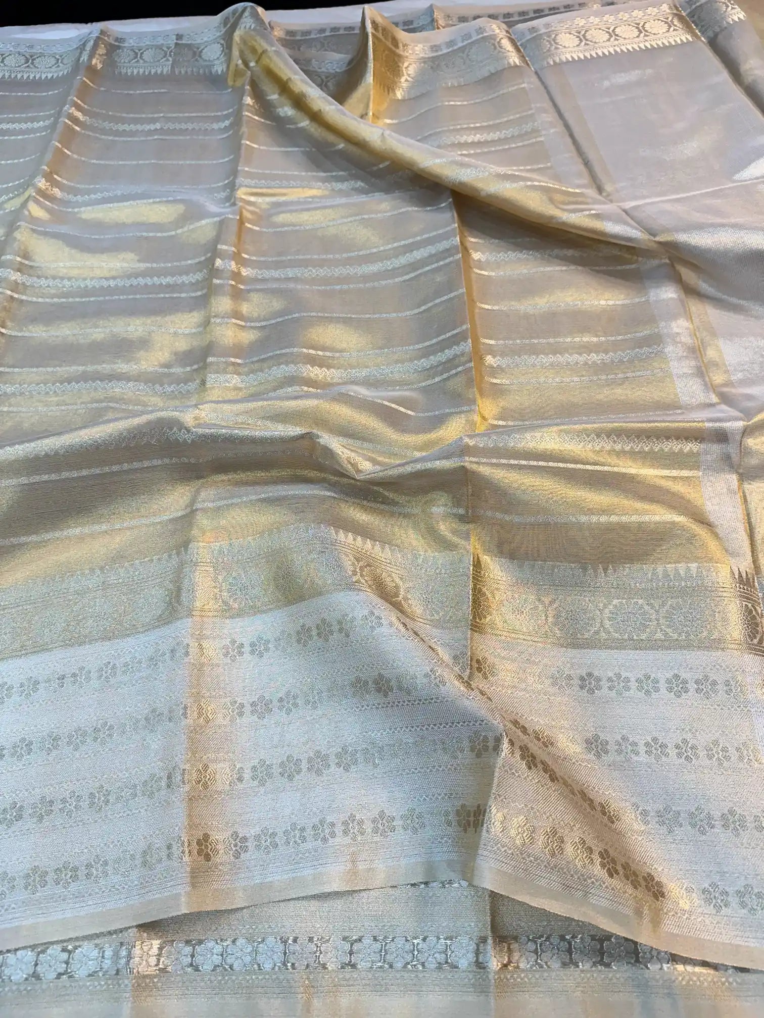 Copper Tissue Silk Traditional Banarasi Saree