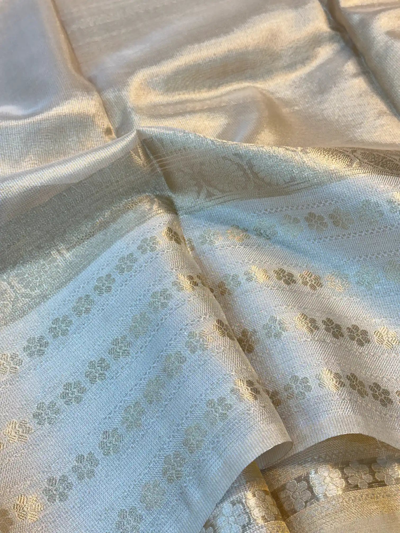 Copper Tissue Silk Traditional Banarasi Saree
