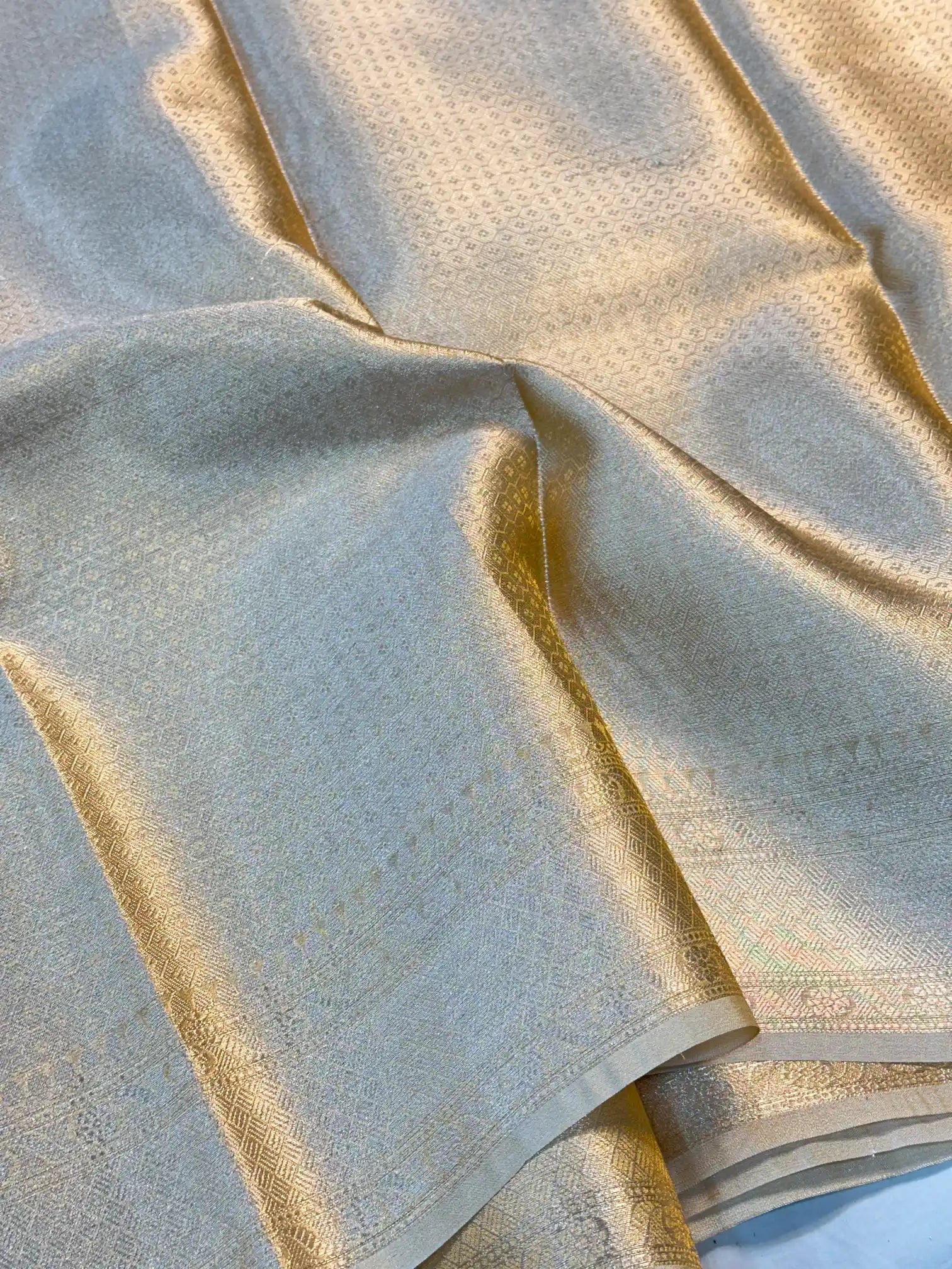 Copper Tissue Silk Traditional Banarasi Saree