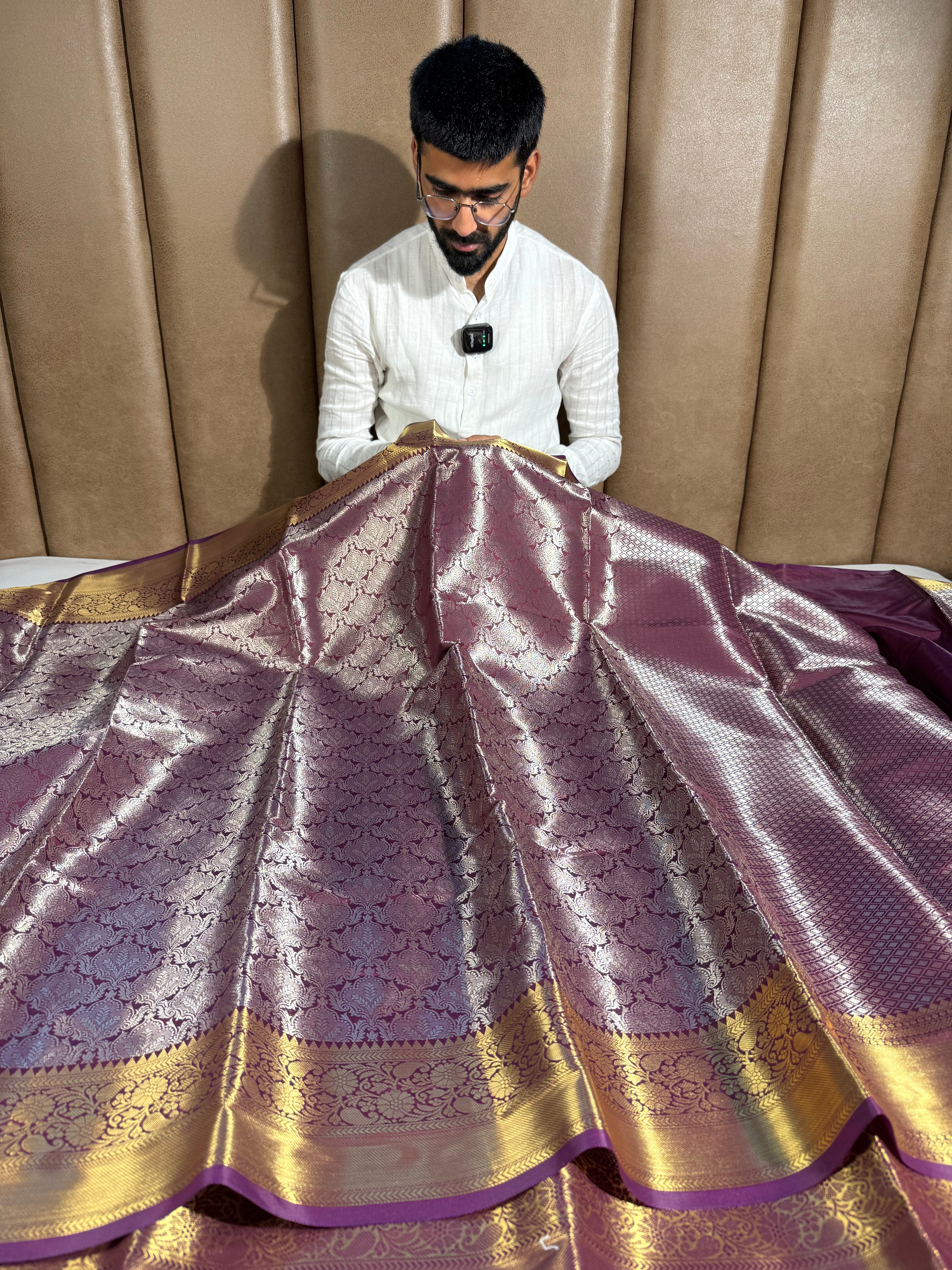 Pooja Hedge Inspired Kanchipuram Softsilk Saree