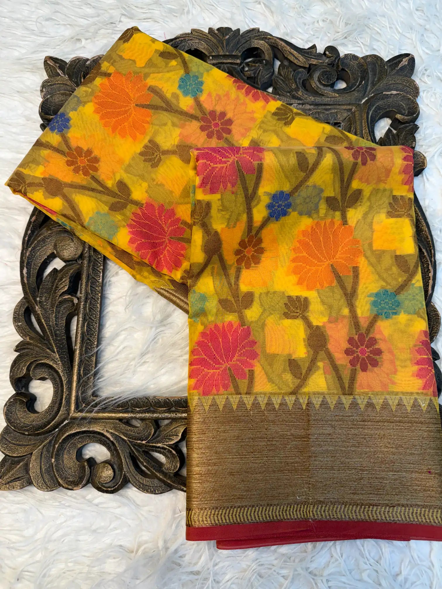 Traditional Weave Softsilk Banarasi Saree