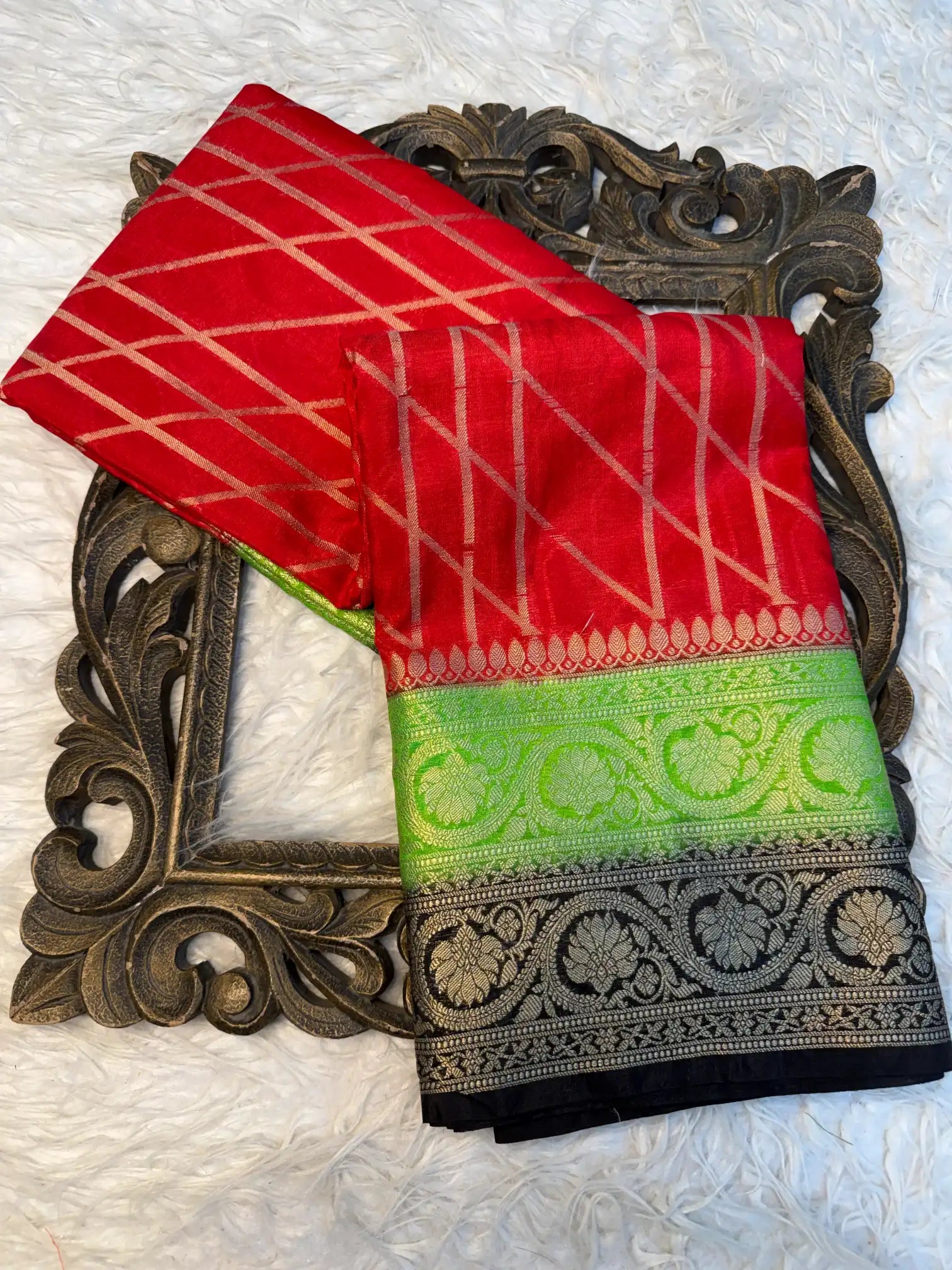 Contemporary Weave Softsilk Heritage Banarasi Saree