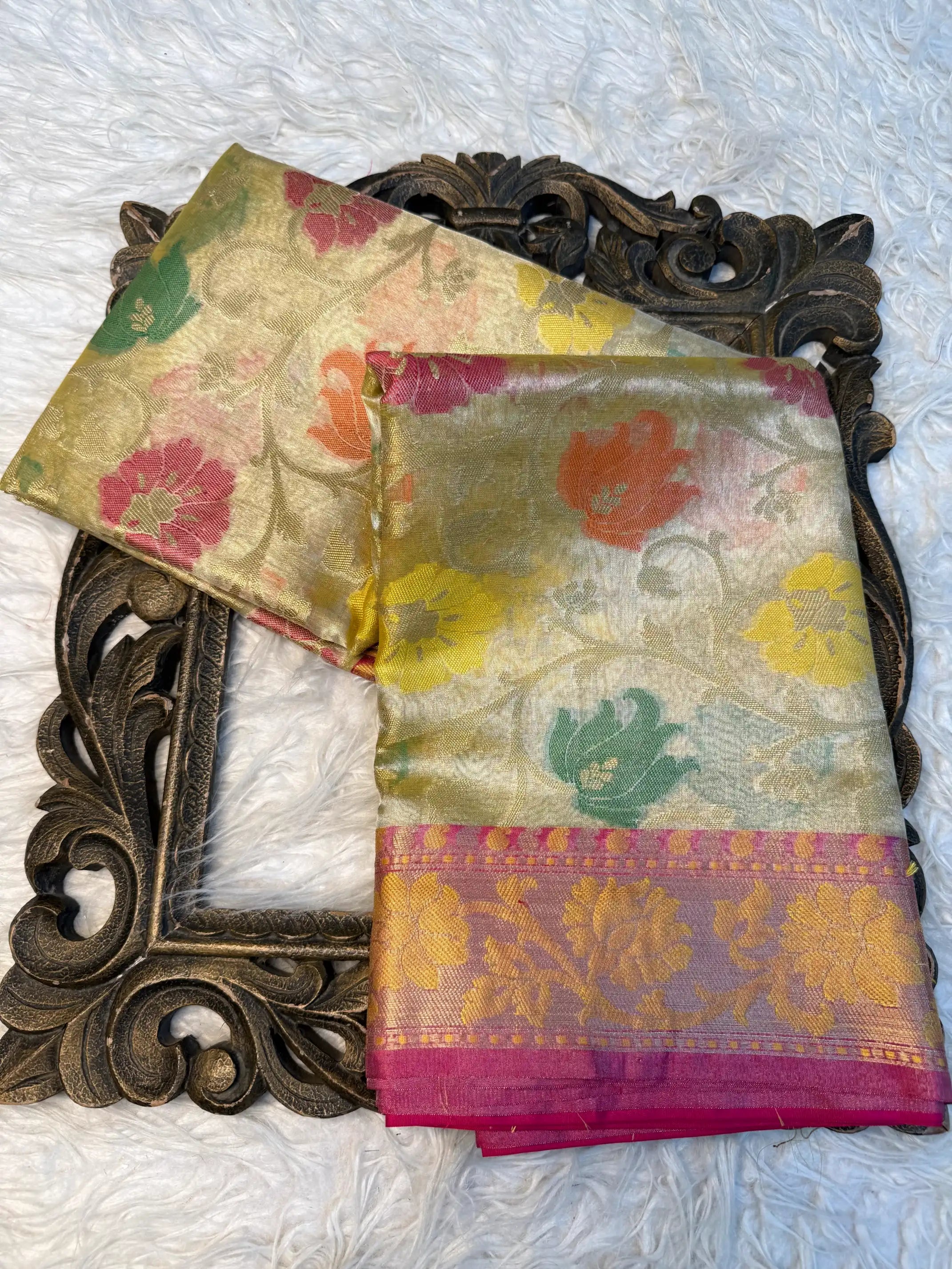 Traditional Weave Softsilk Banarasi Saree