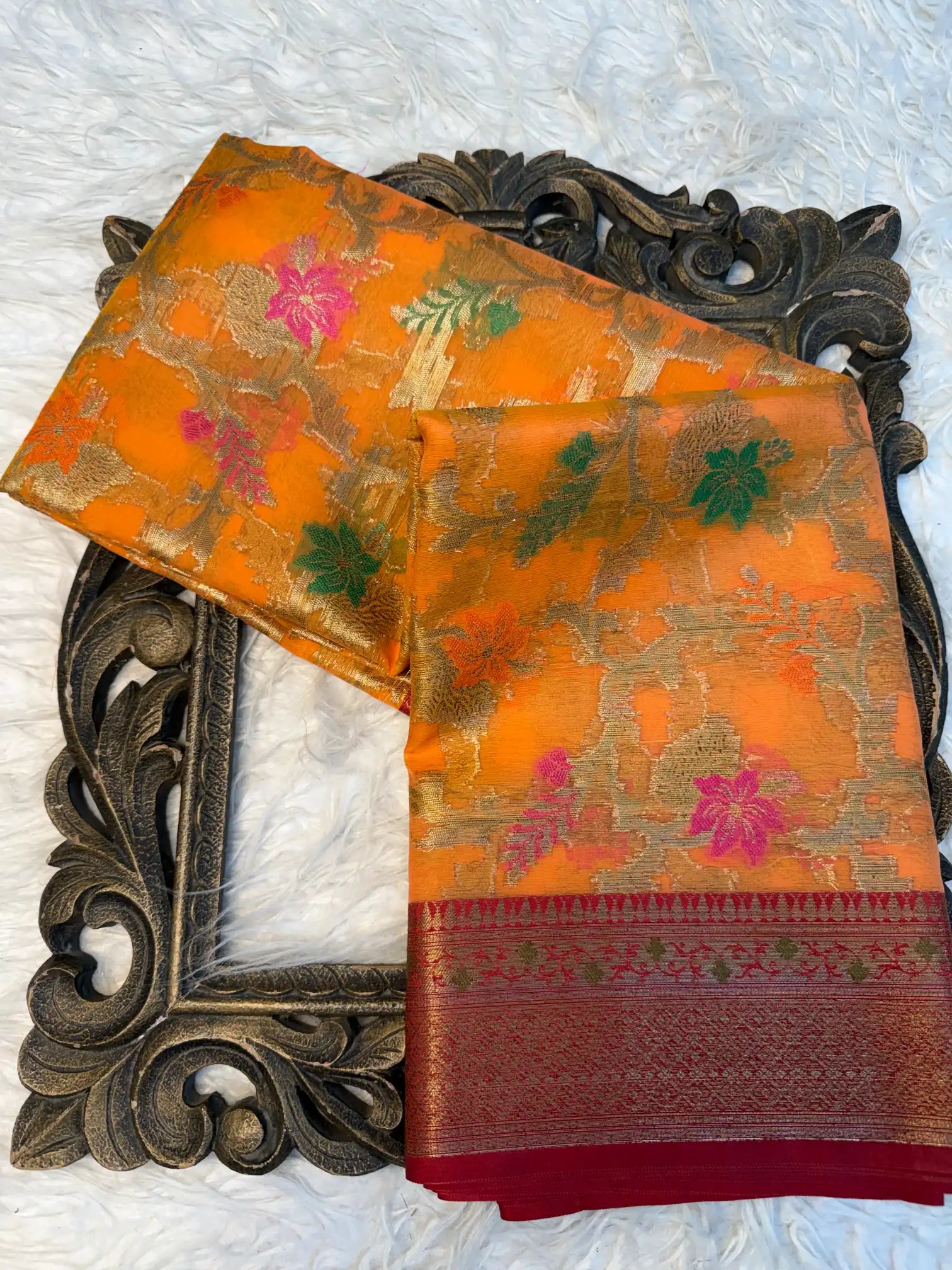 Contemporary Weave Softsilk Heritage Banarasi Saree