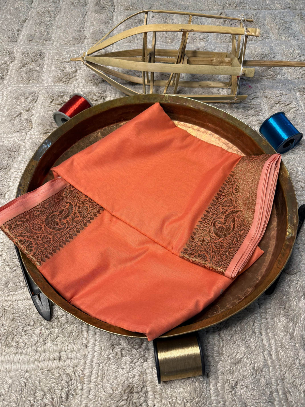 Eccentric zari weave Softsilk Banarasi Saree