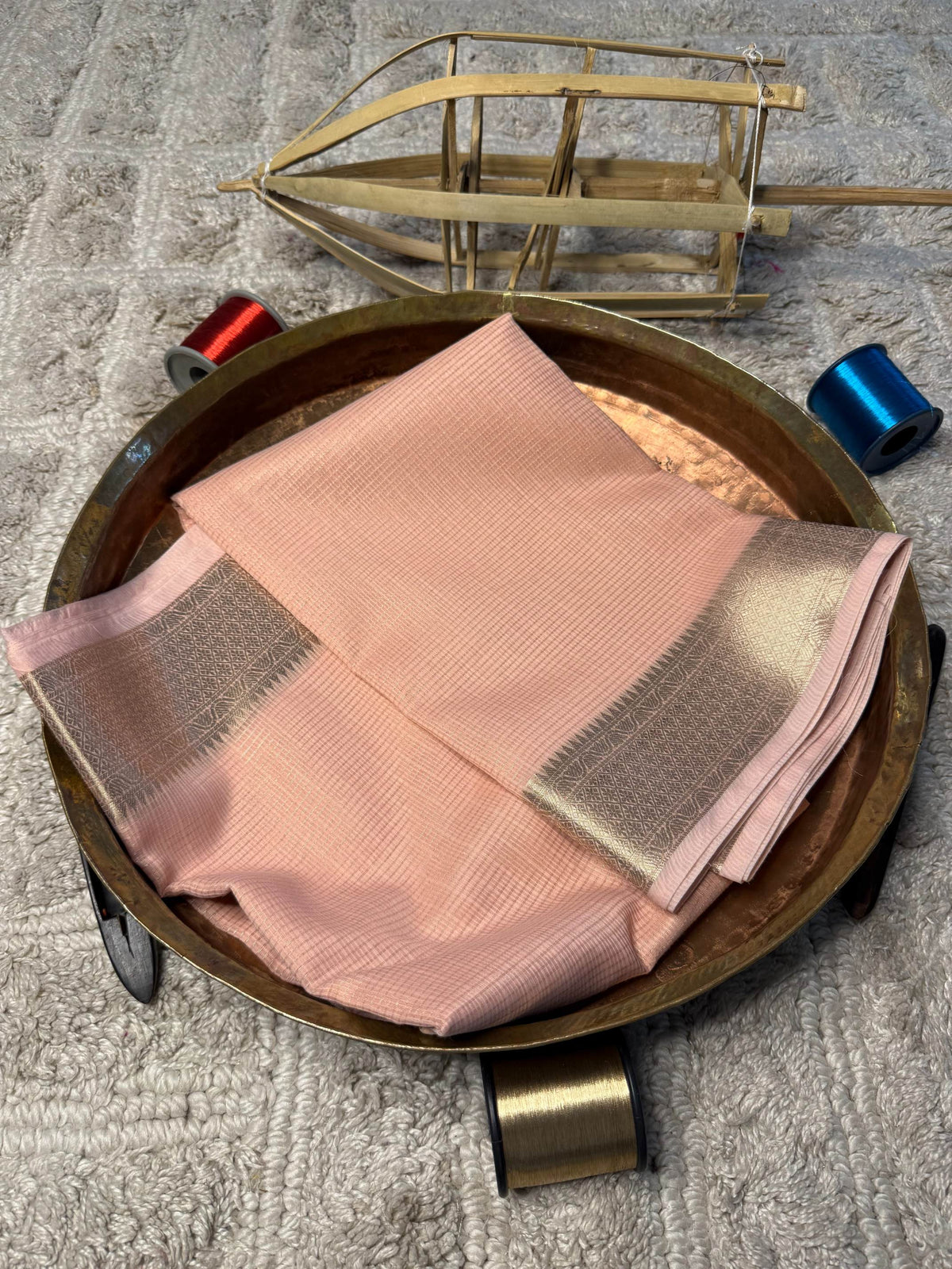 Eccentric zari weave Softsilk Banarasi Saree