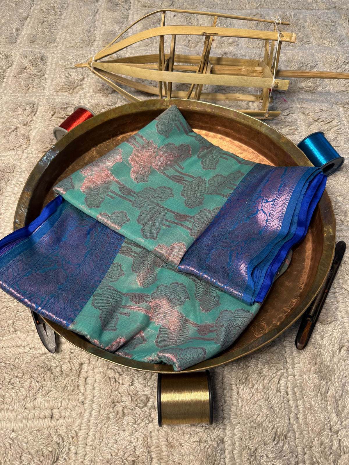 Eccentric zari weave Softsilk Banarasi Saree