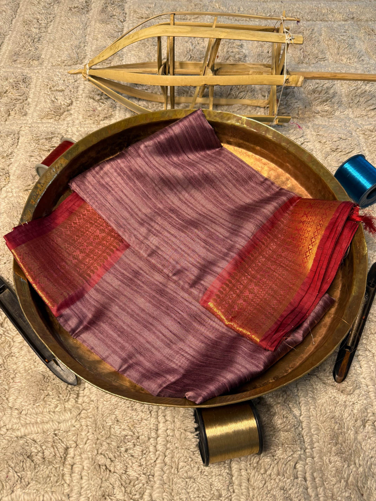 Eccentric zari weave Softsilk Banarasi Saree
