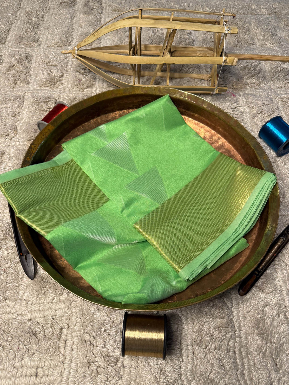 Eccentric zari weave Softsilk Banarasi Saree